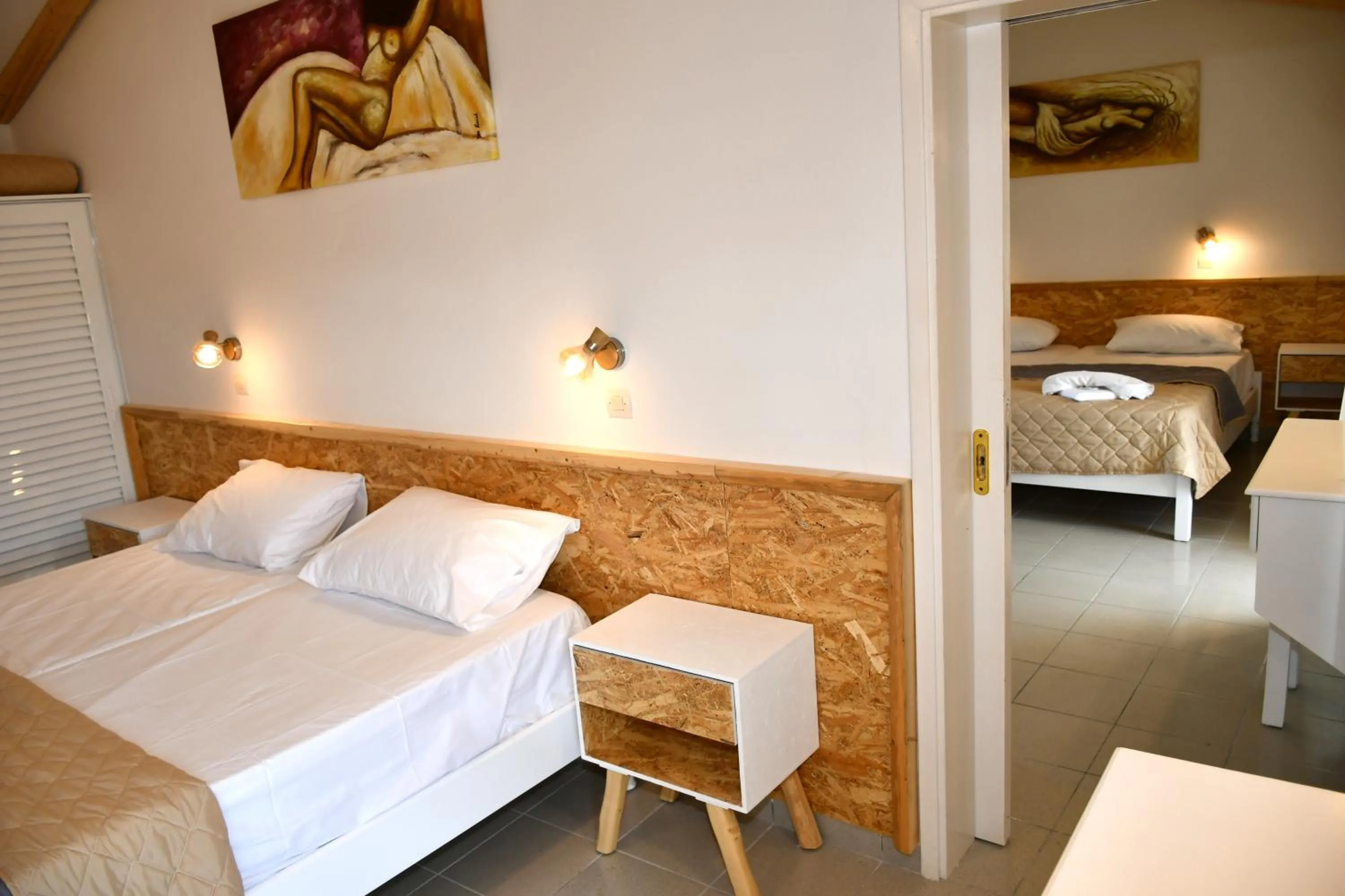 Bedroom in Cavos Beach House