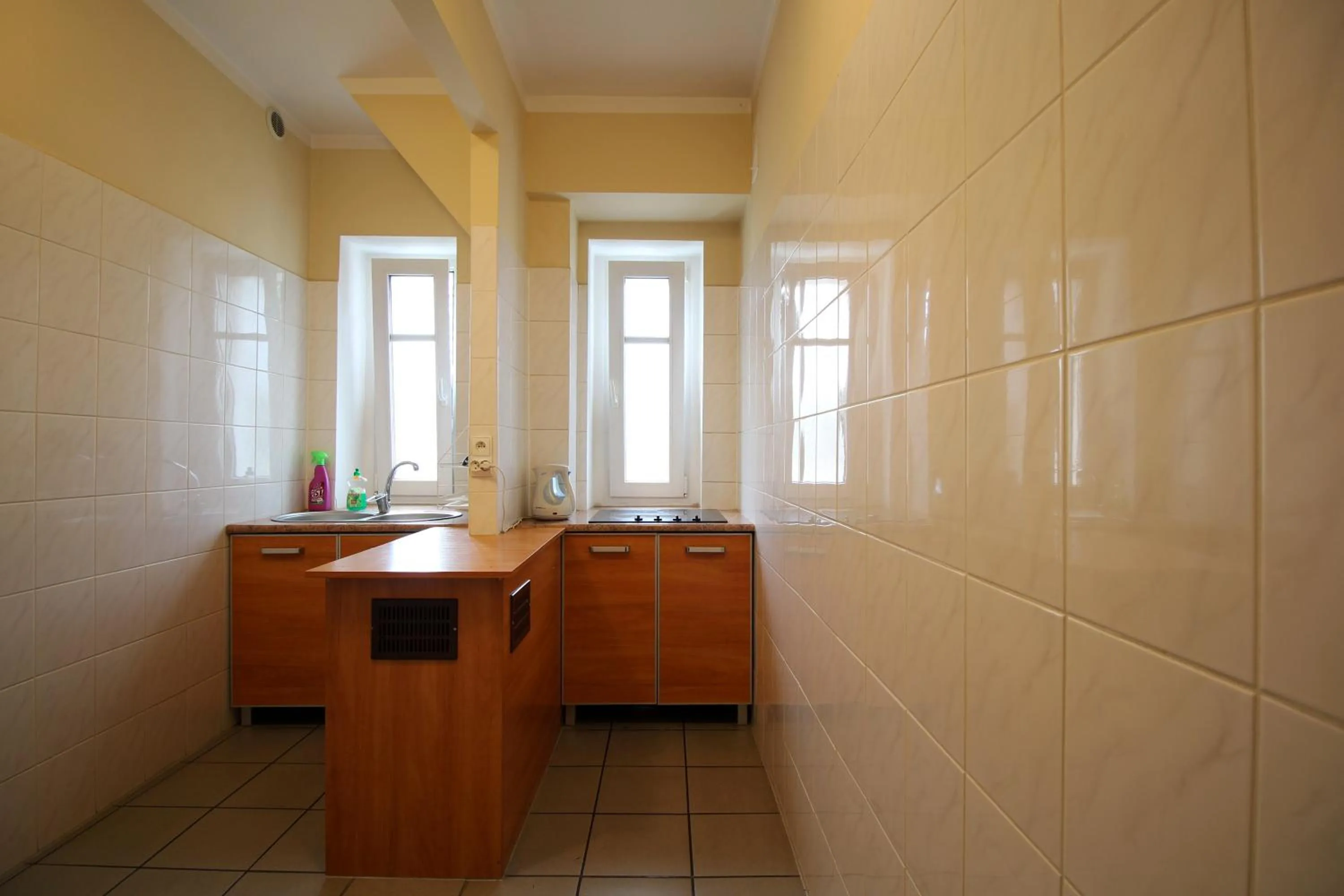 Communal kitchen in Ośrodek Wypoczynkowy HEL