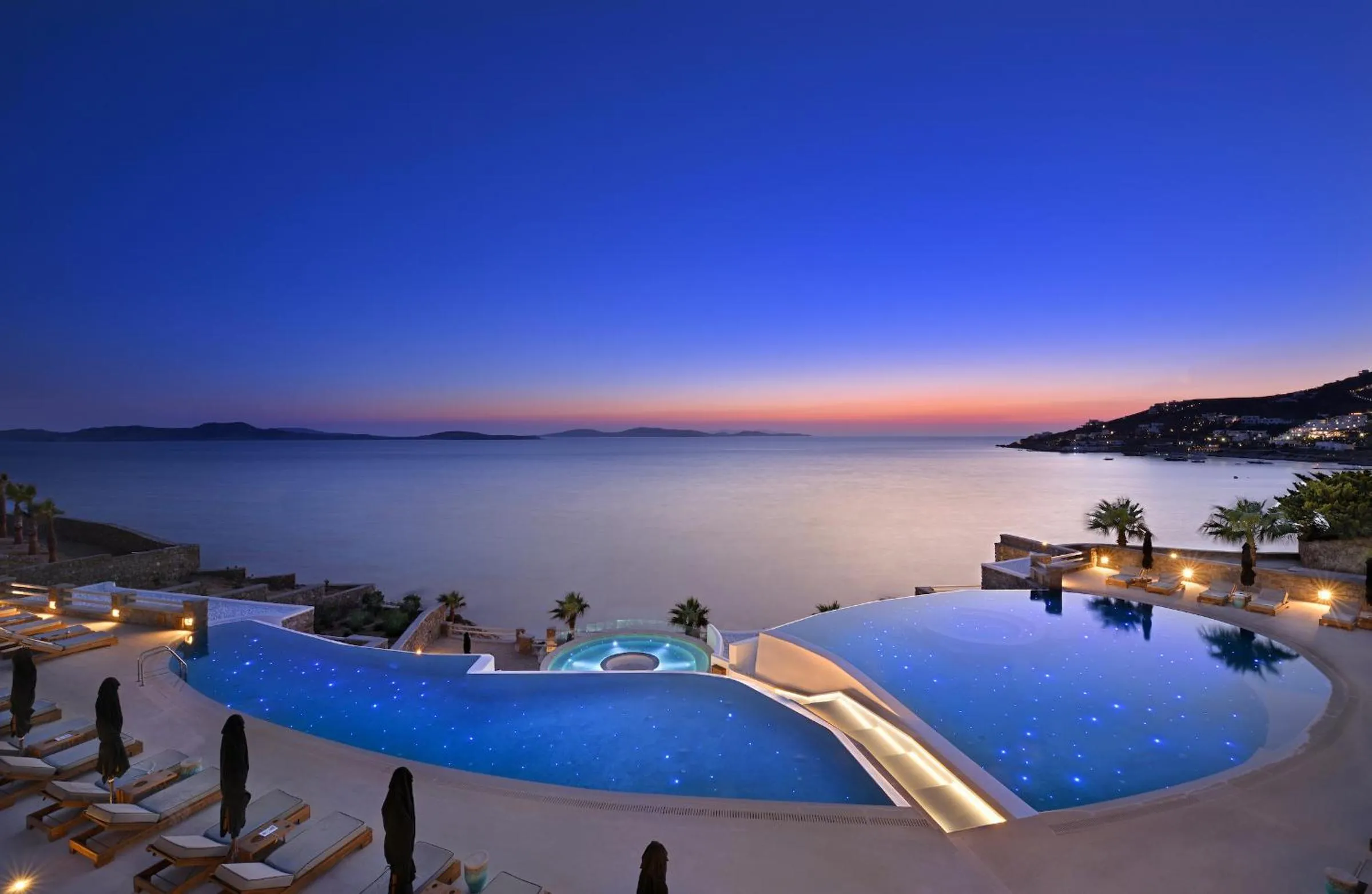 Swimming pool in Anax Resort and Spa