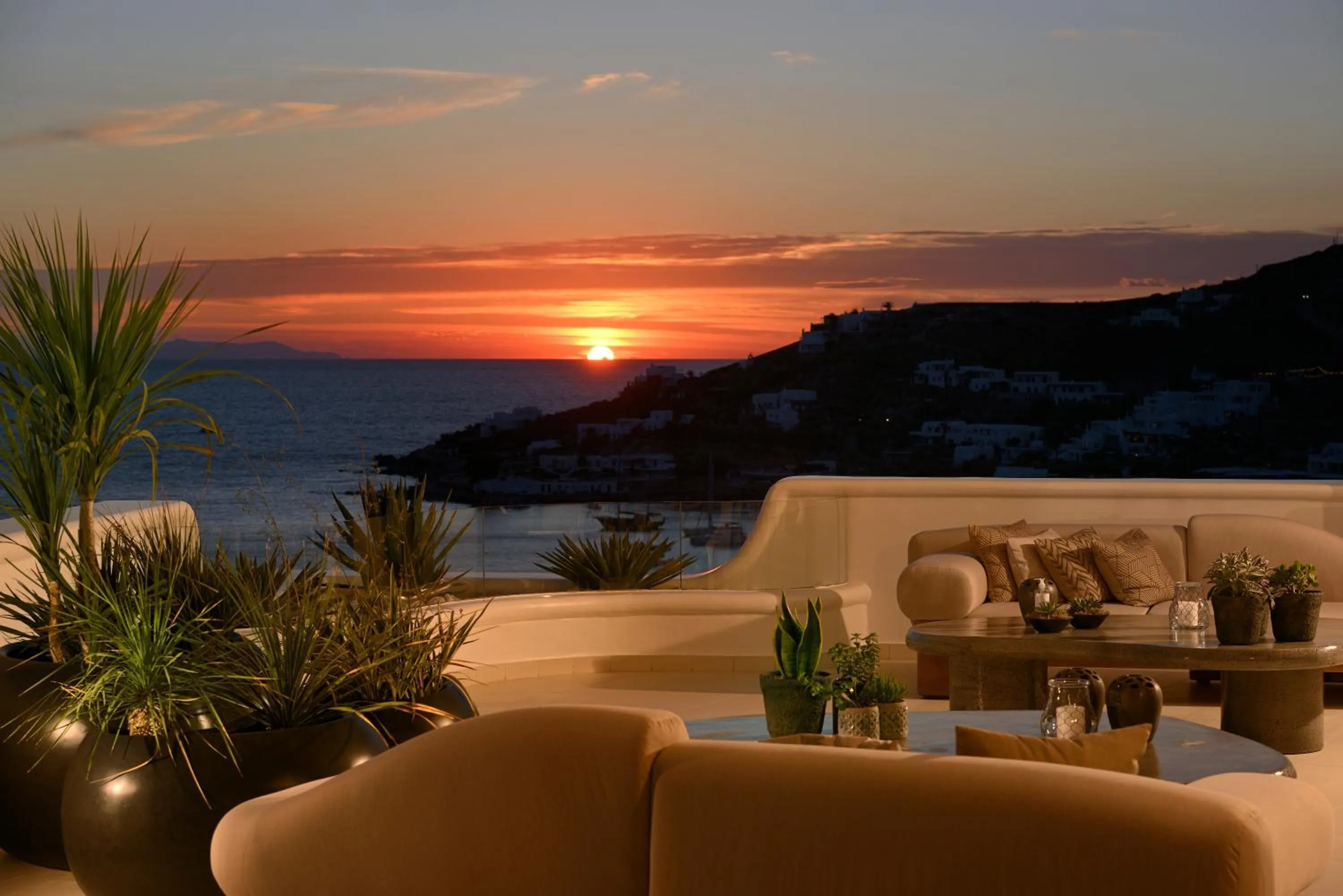 Sunset in Anax Resort and Spa