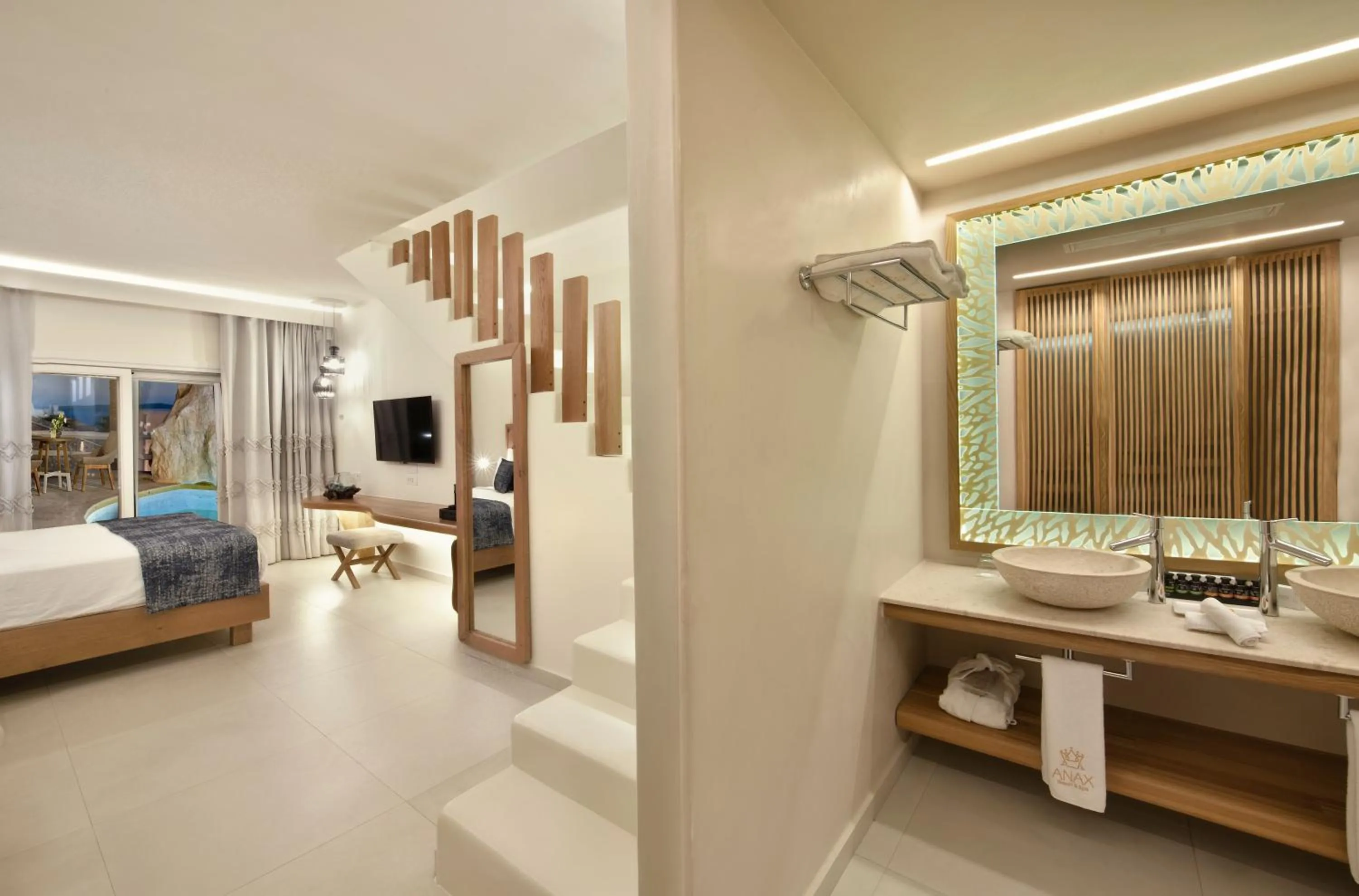 Bedroom, Bed in Anax Resort and Spa