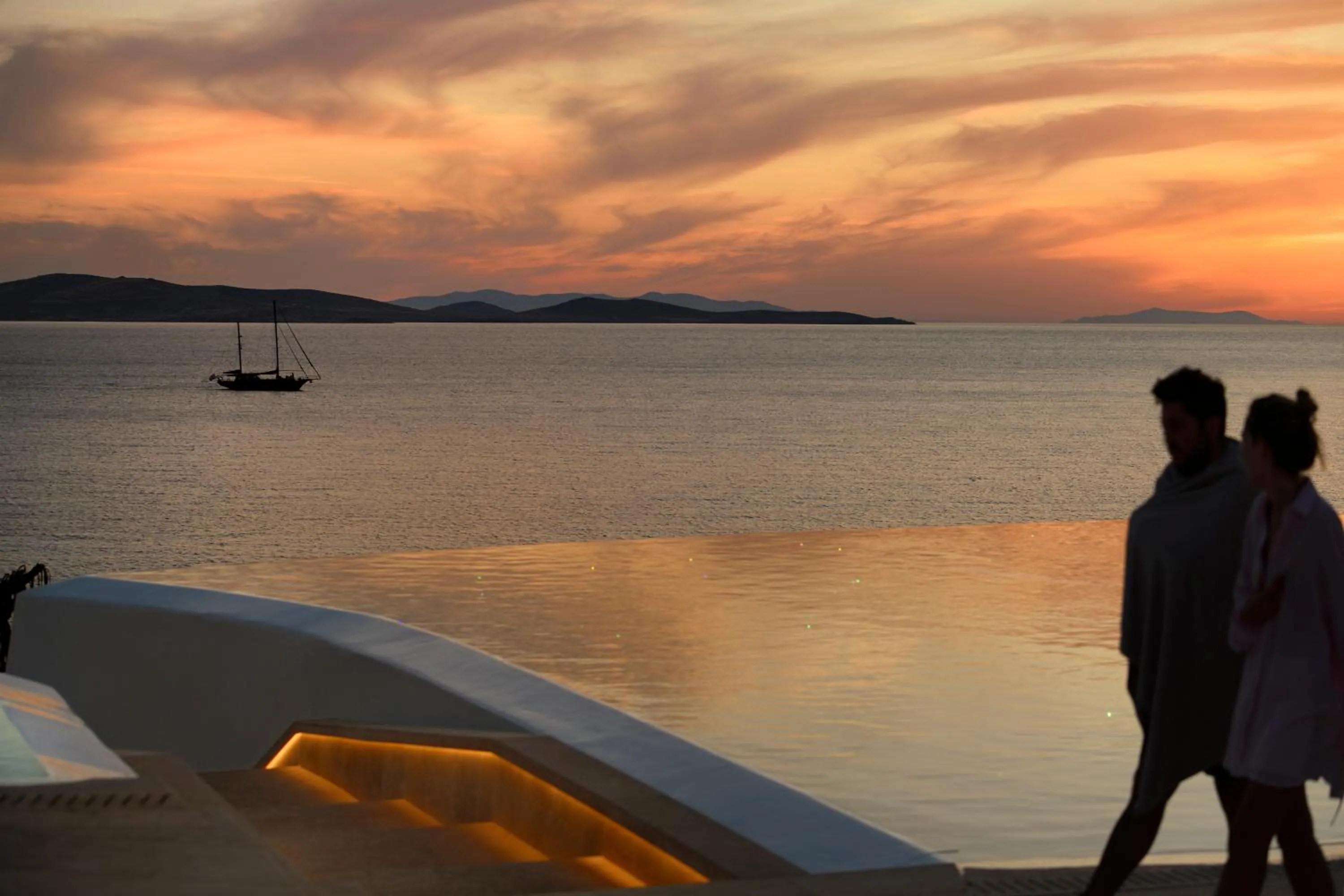 Swimming pool in Anax Resort and Spa