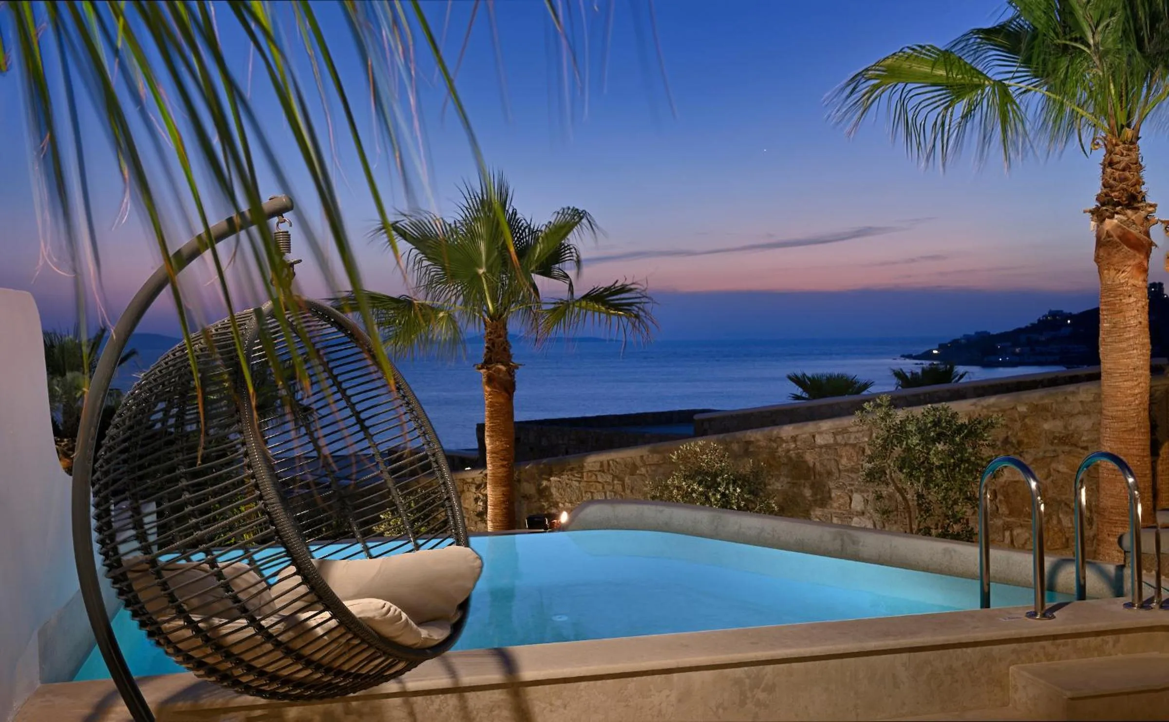 Pool view in Anax Resort and Spa