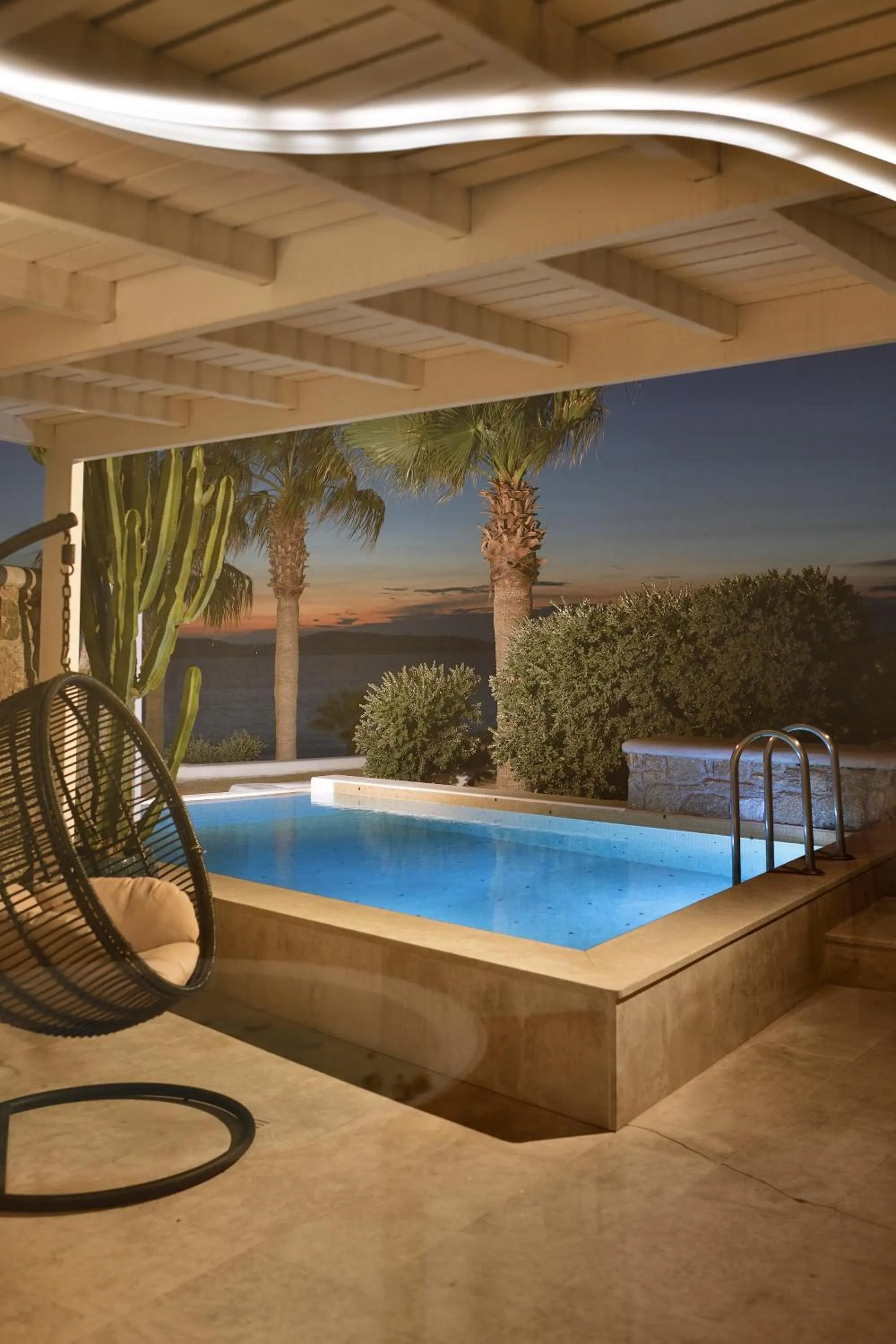 Swimming pool in Anax Resort and Spa