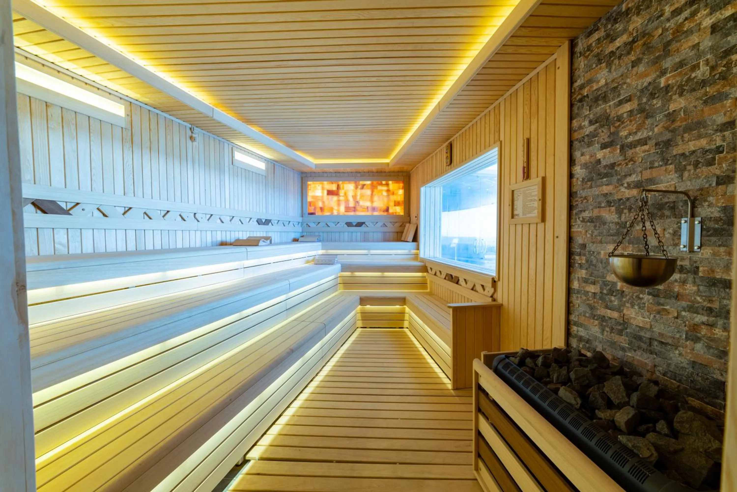 Sauna in Ramla Bay Resort