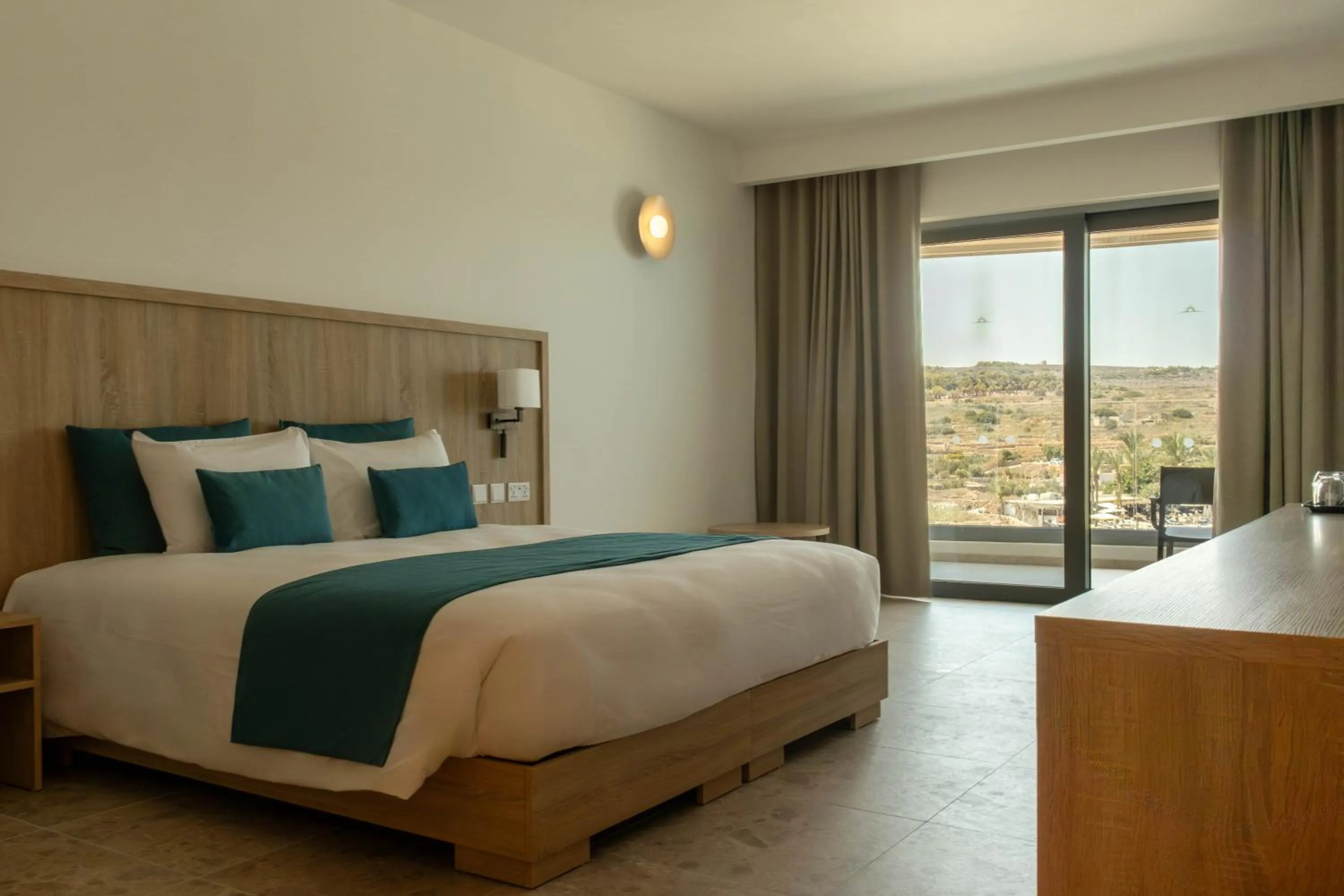 Bed in Ramla Bay Resort