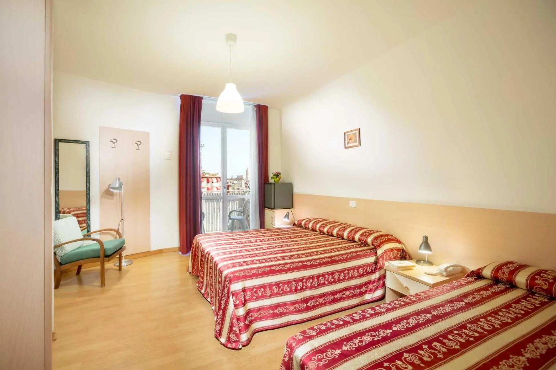 Bed in Hotel Palladio