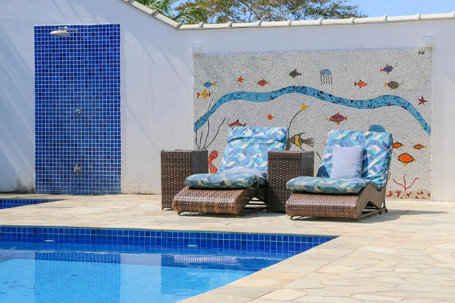 Pool view in Pousada CafeMar Búzios