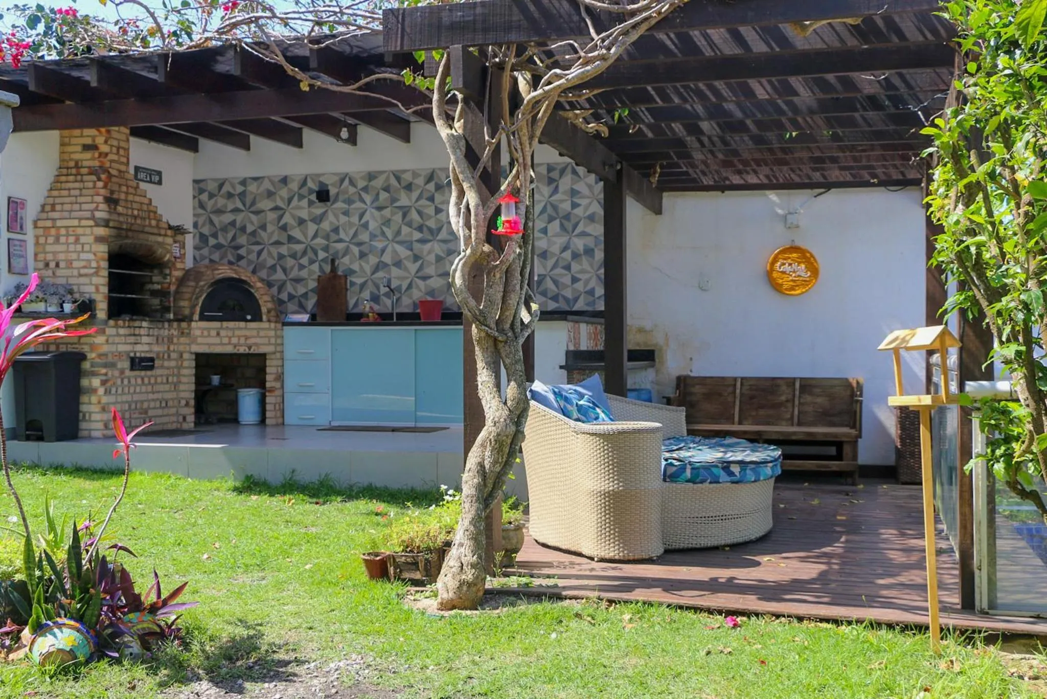 BBQ facilities in Pousada CafeMar Búzios