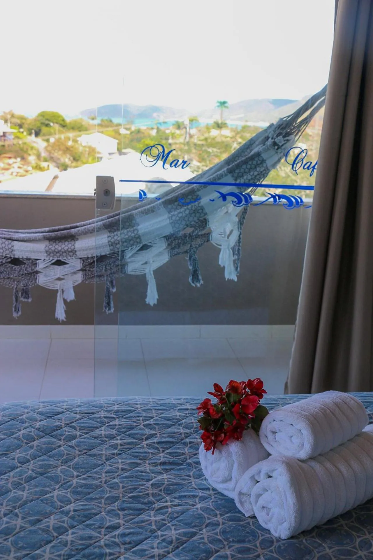 Natural landscape, Bed in Pousada CafeMar Búzios