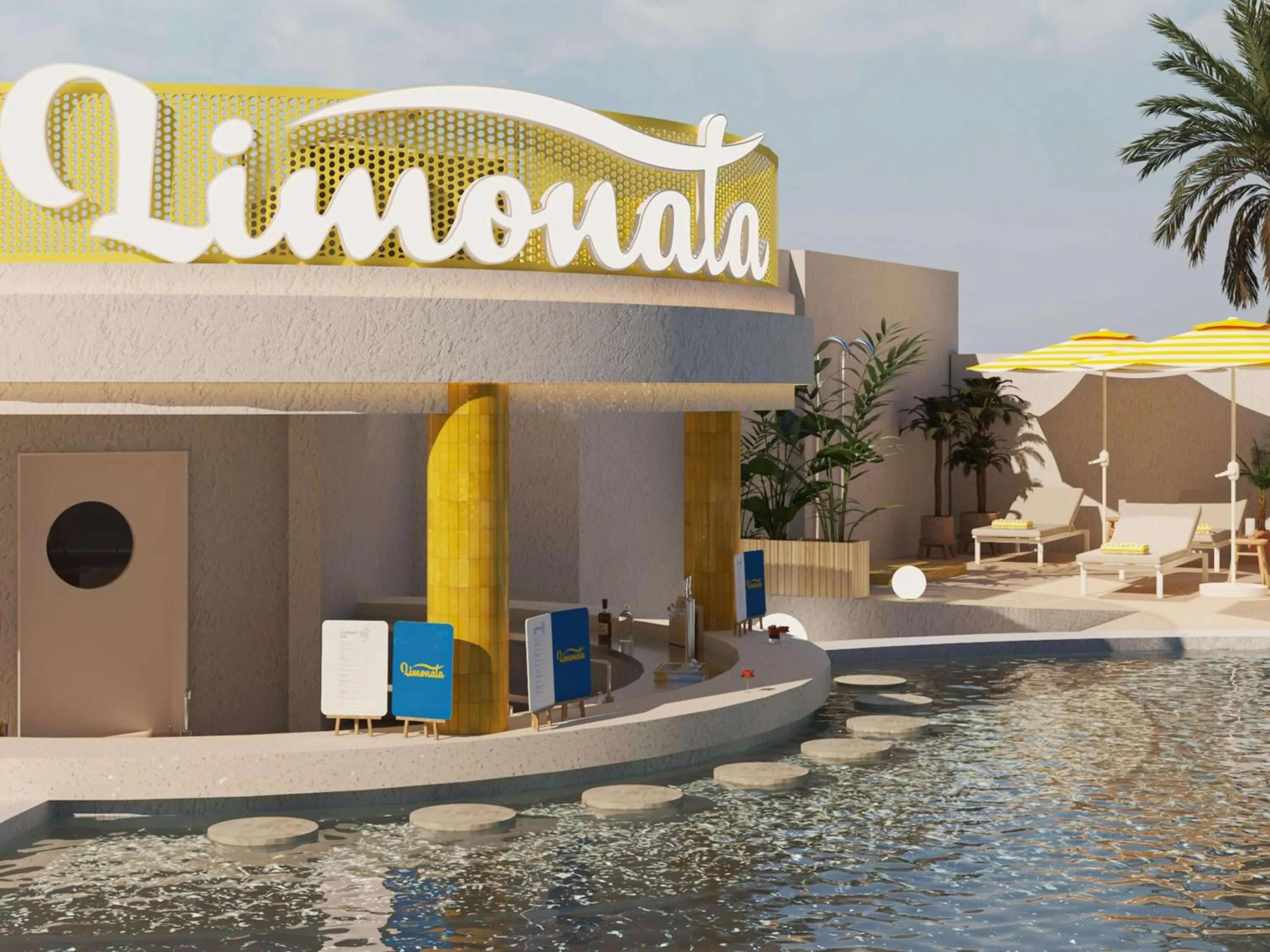 Pool view in DoubleTree by Hilton Malta