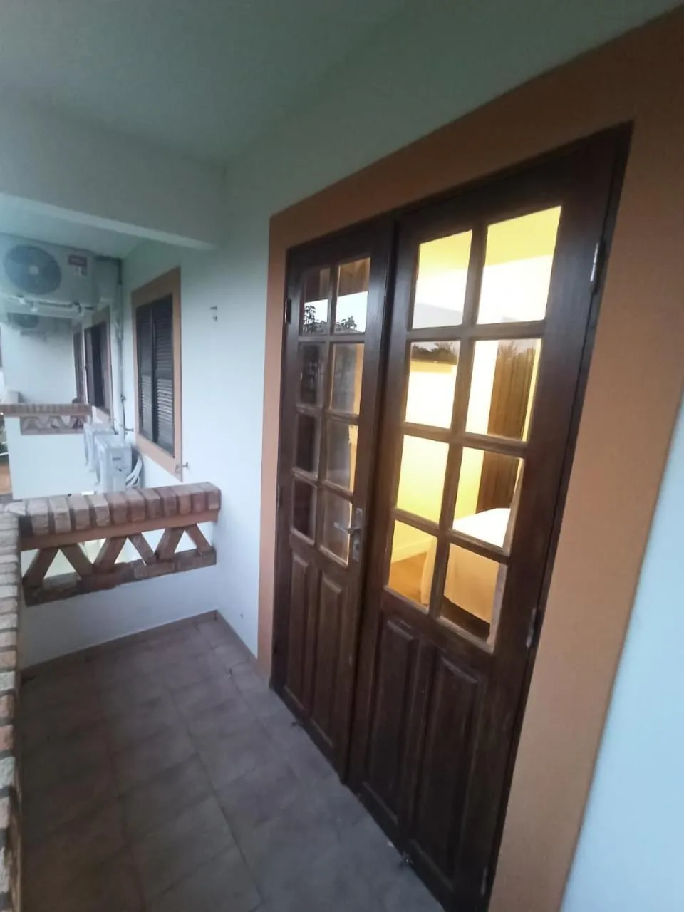 Balcony/Terrace, Bed in Hotel Natur Campeche