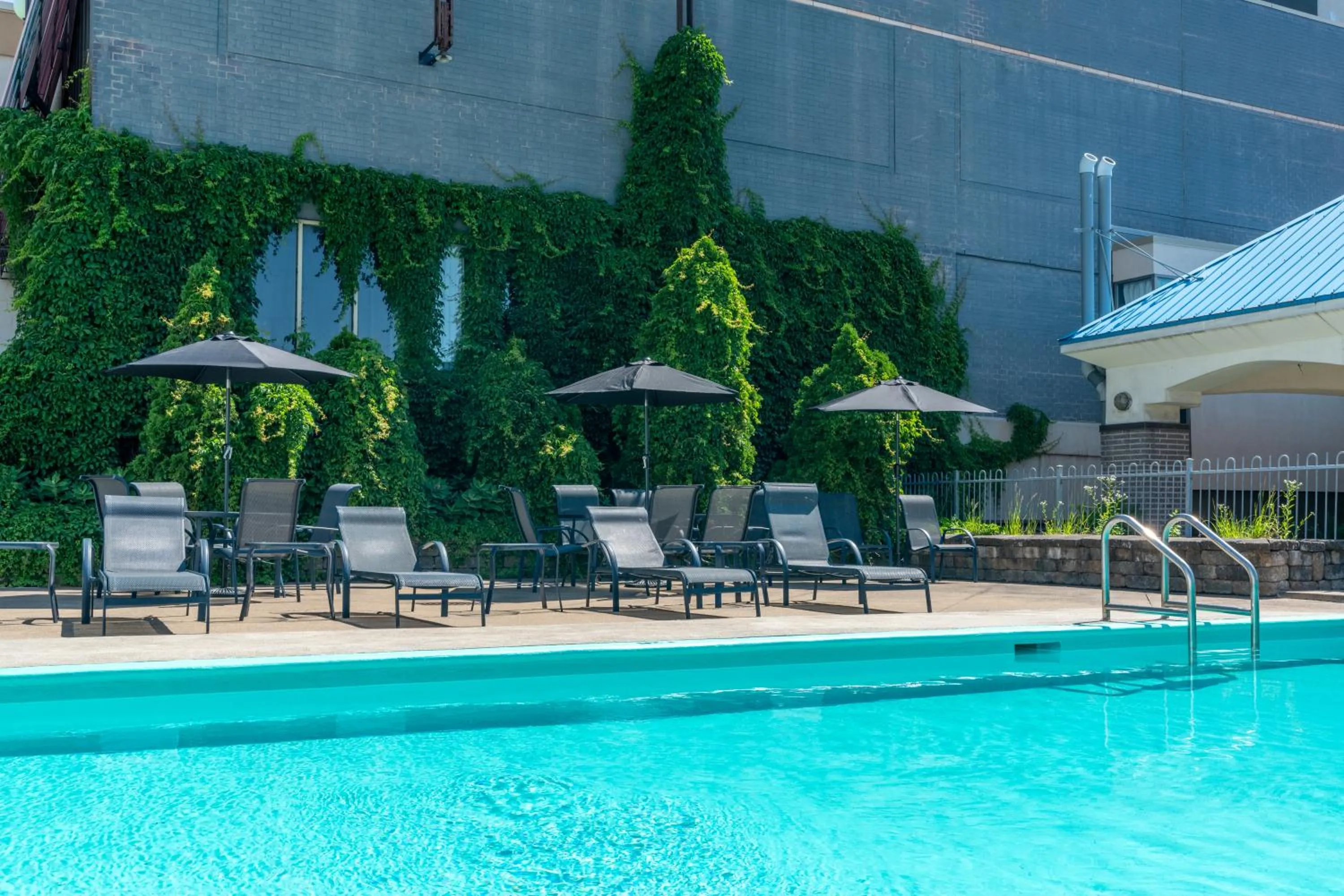 Pool view in Hôtel Lindbergh par JARO