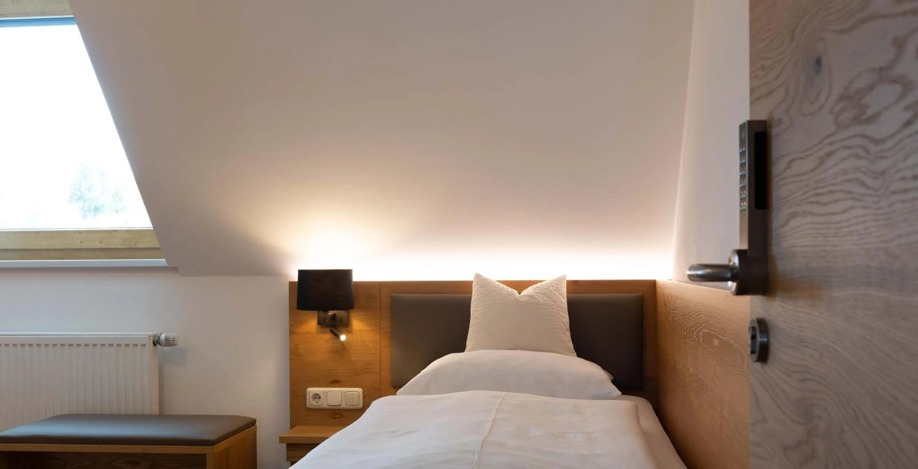 Bed in Hotel Gasthof Rosenwirt