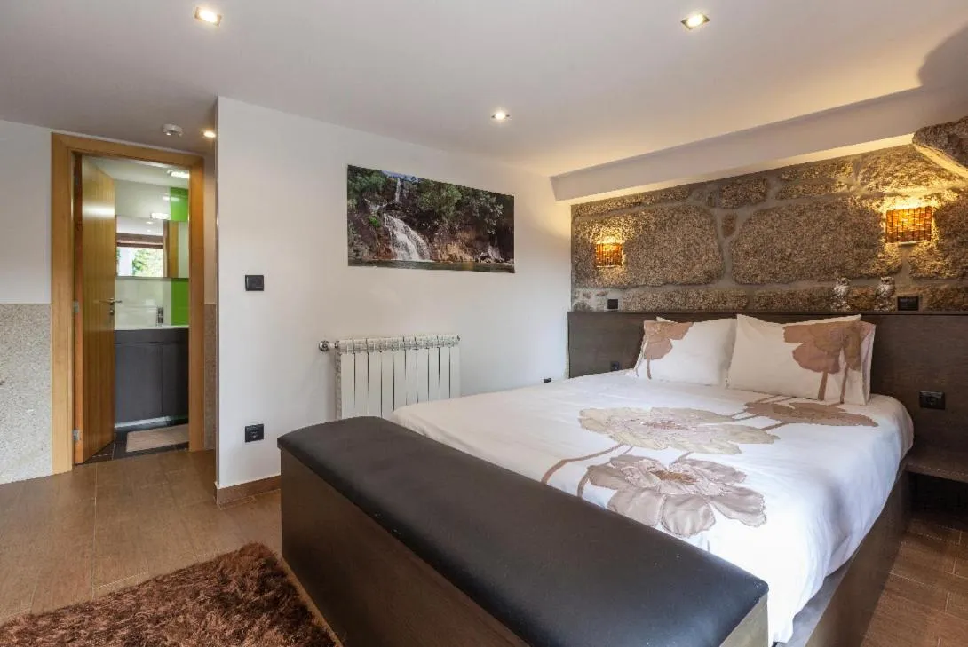 Bed in Casa da Fonte Gerês