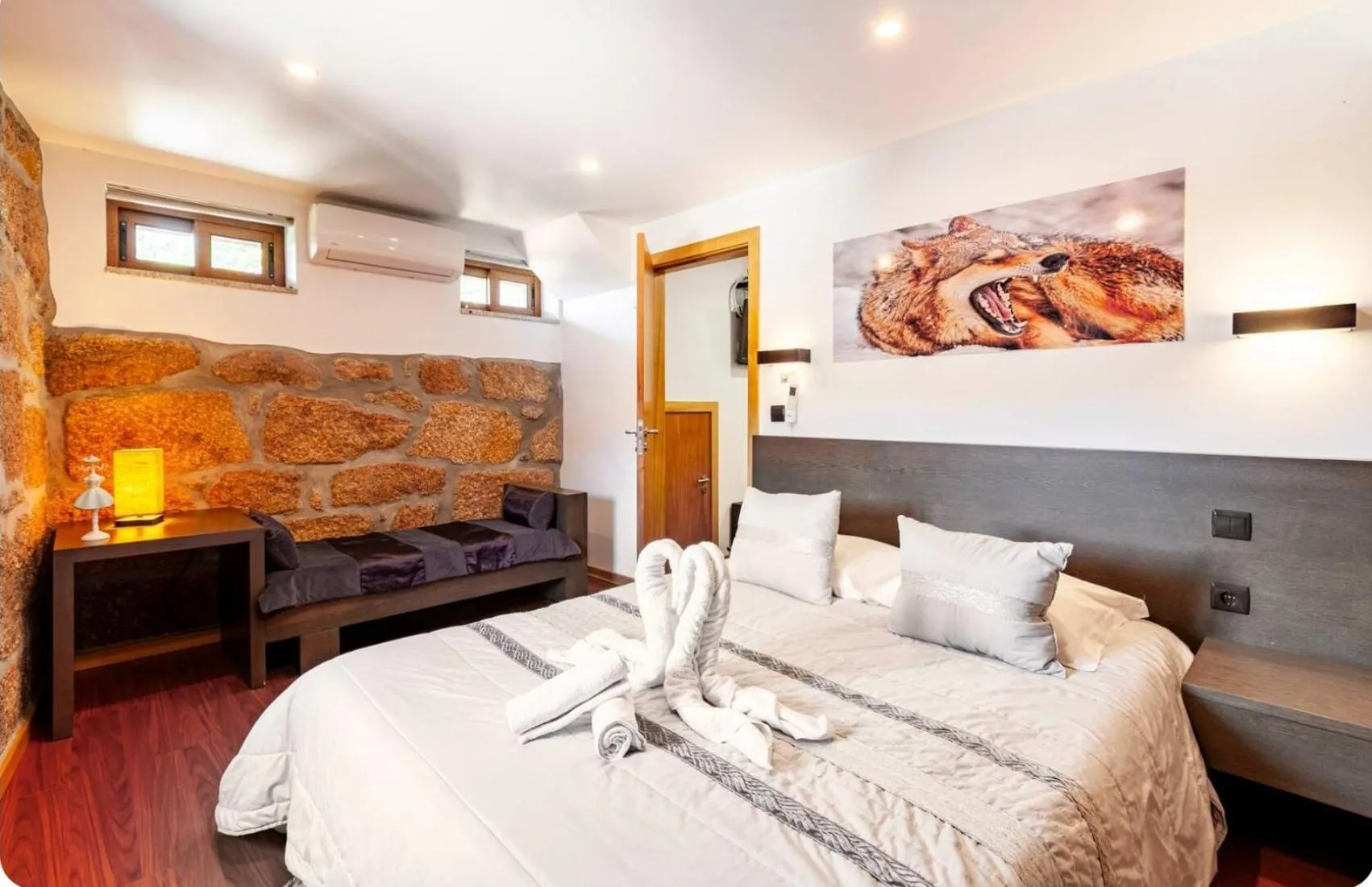 Bed in Casa da Fonte Gerês