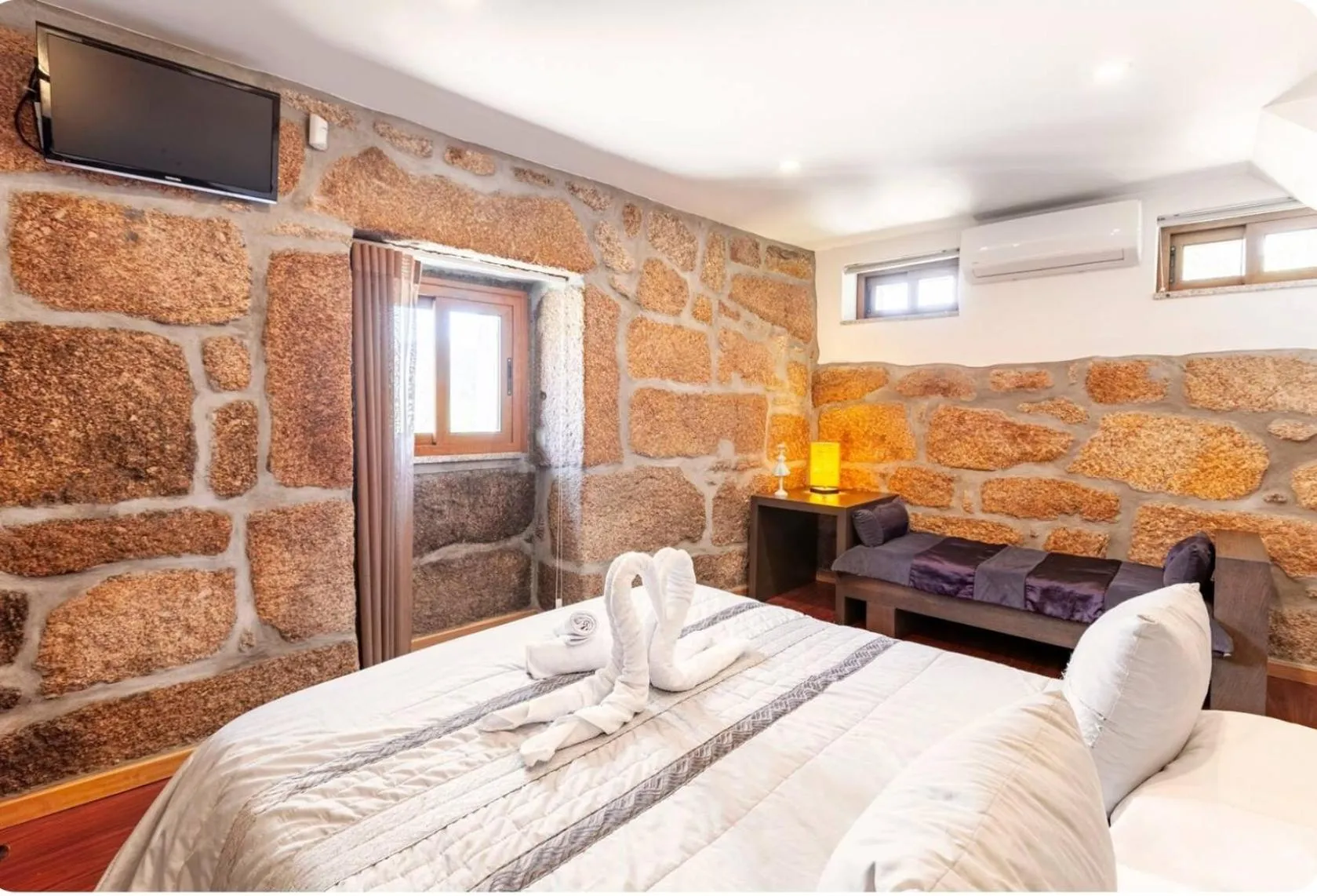 Bed in Casa da Fonte Gerês