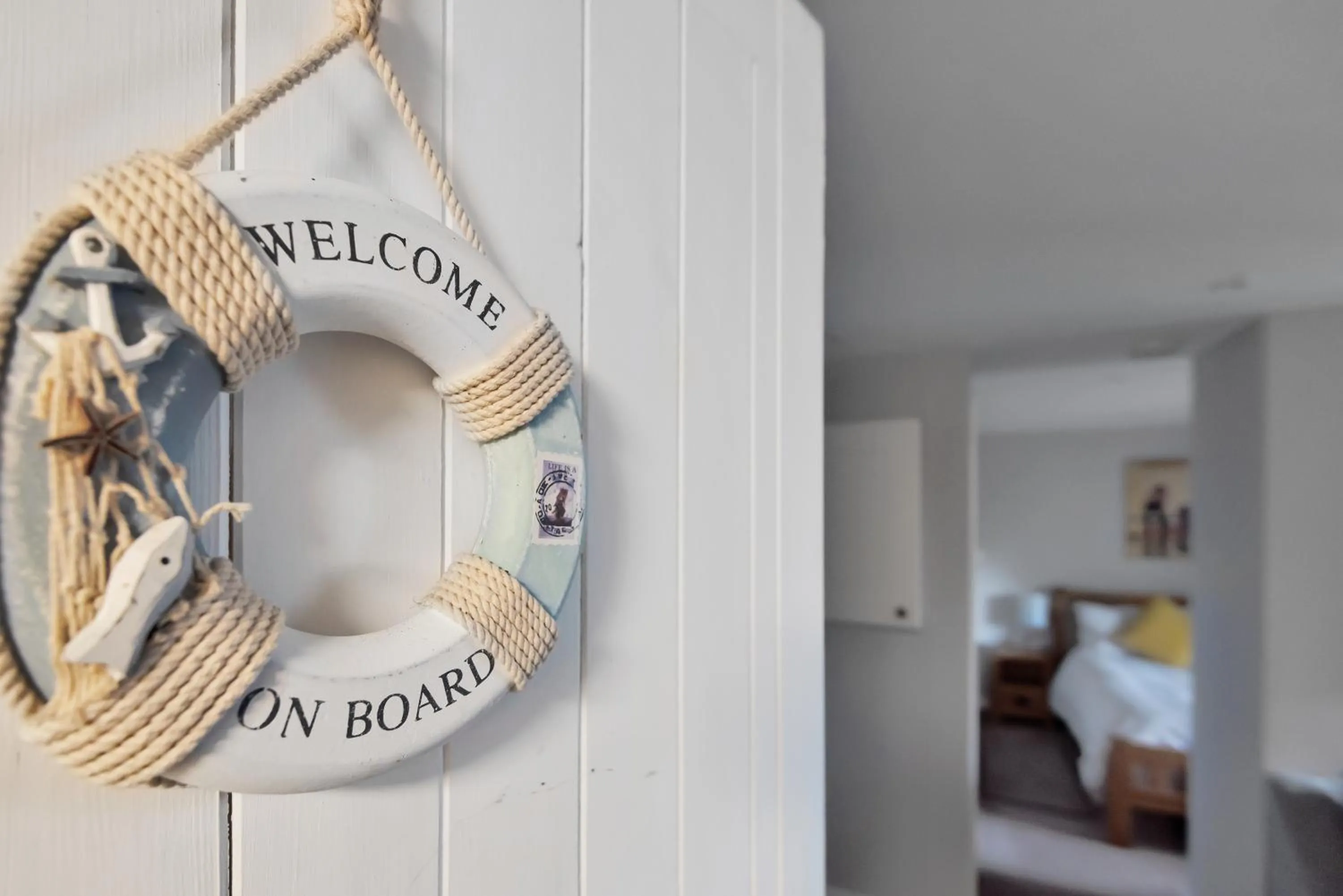 Bed in Hamble Retreat Studios and Lodge