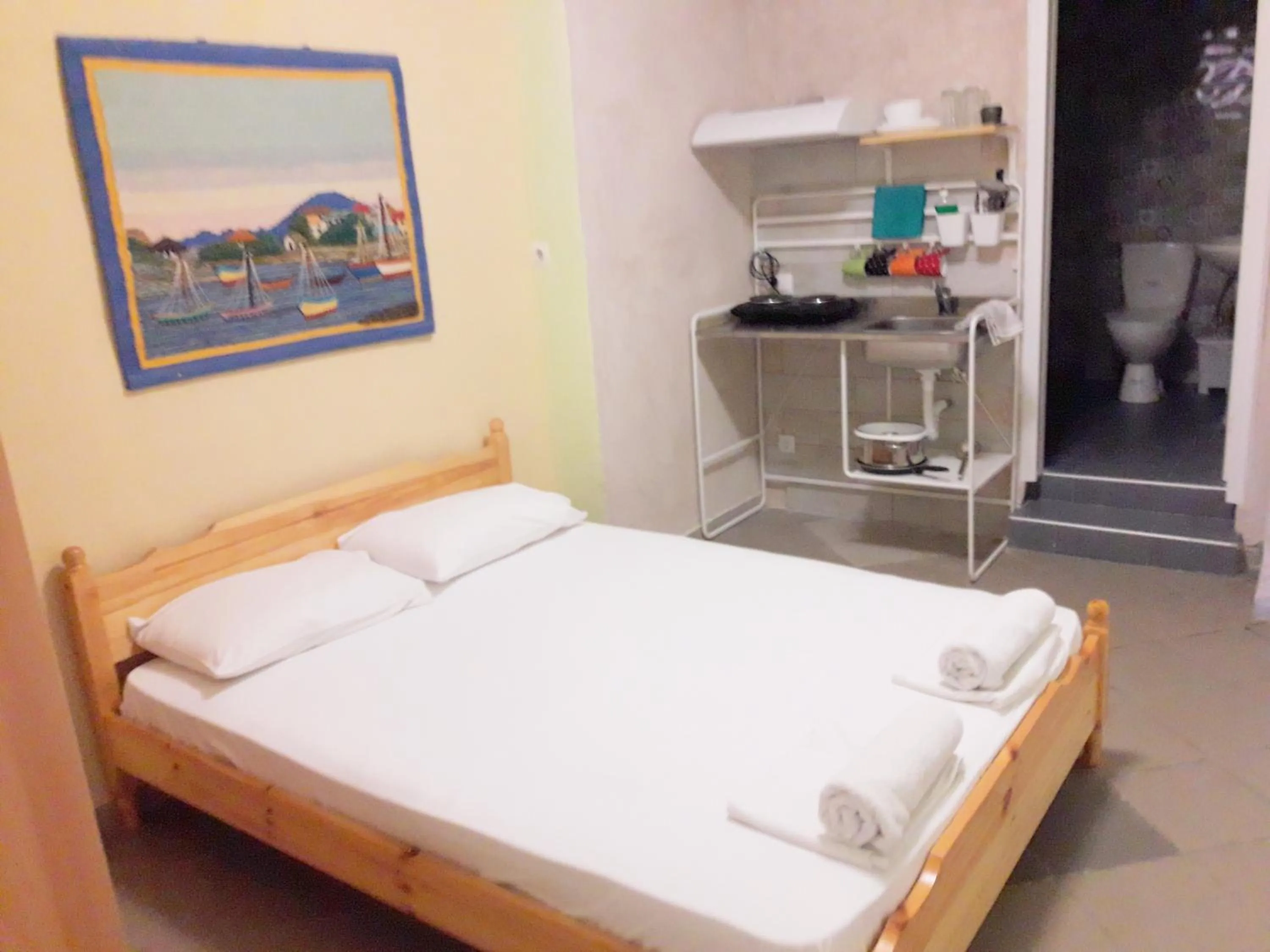 Bedroom, Bed in Artemis Studios & Apartments