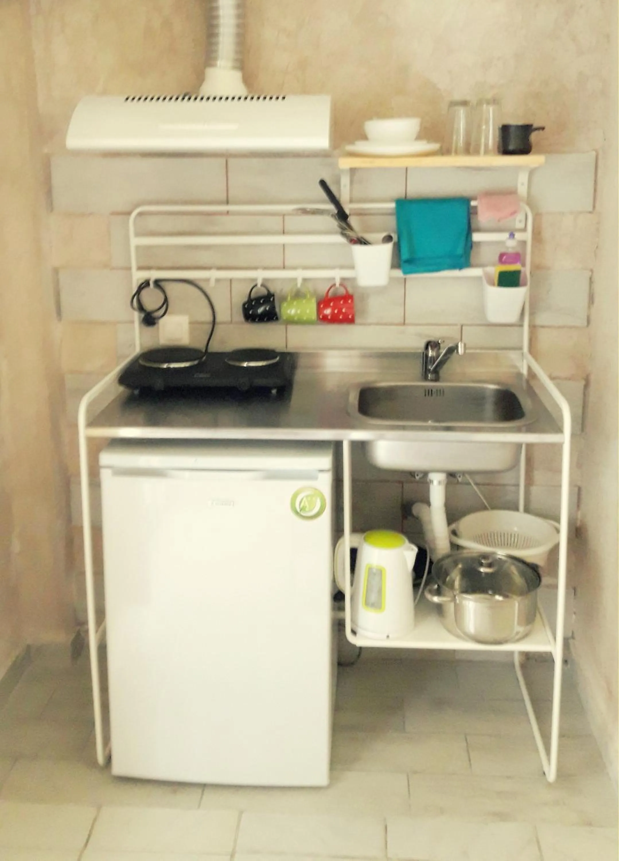 Kitchen or kitchenette in Artemis Studios & Apartments