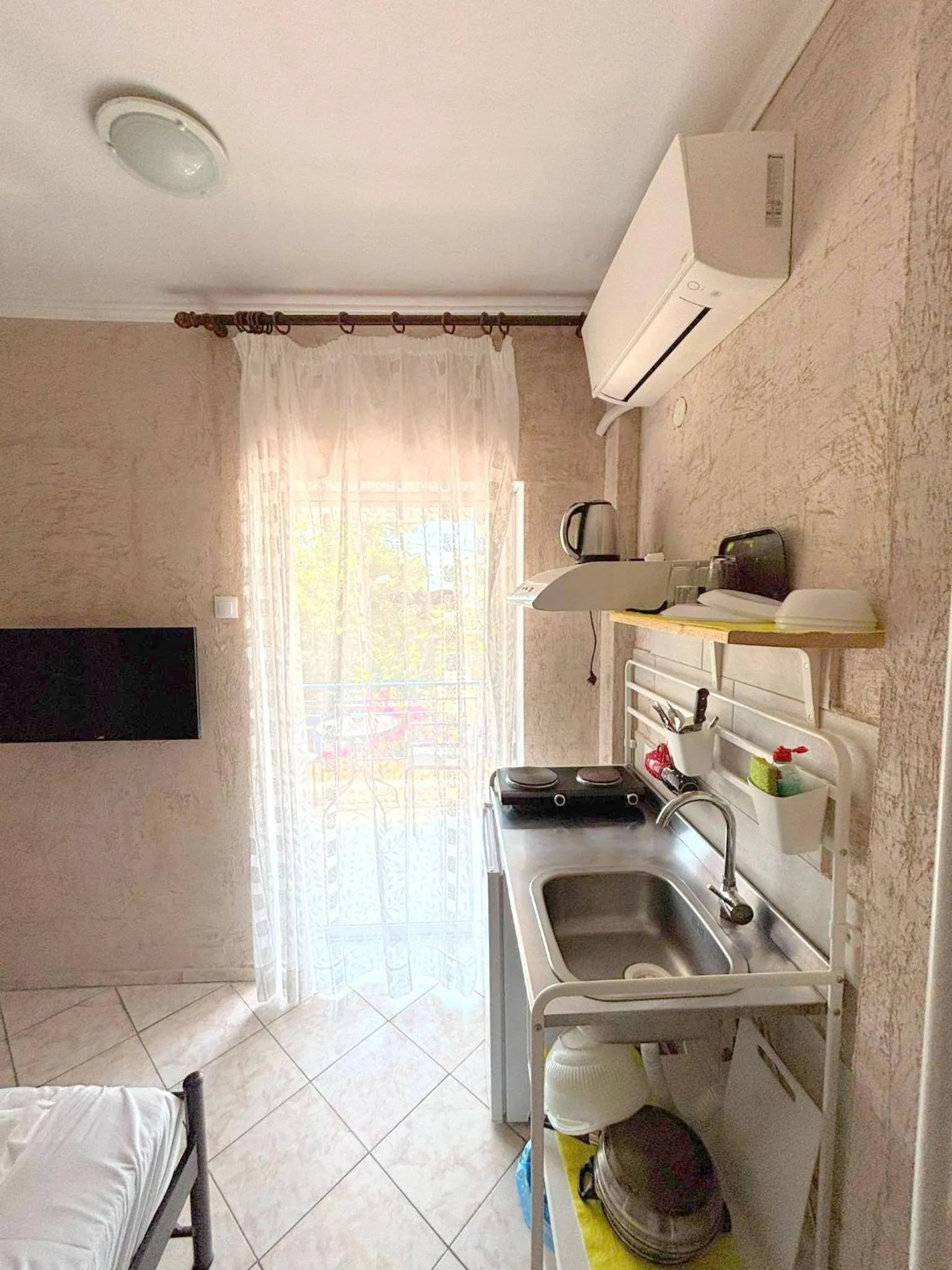 Kitchen or kitchenette in Artemis Studios & Apartments