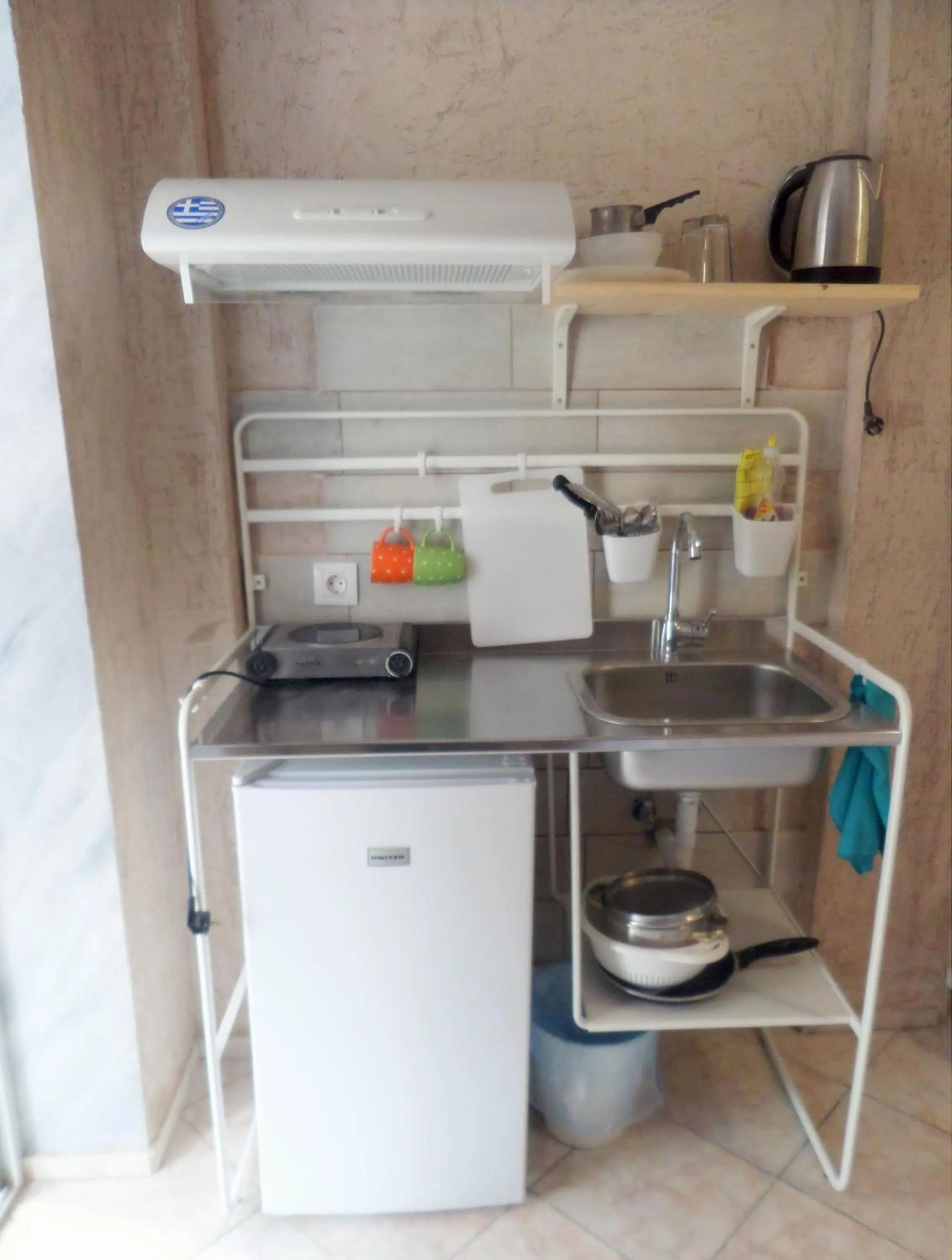 Kitchen or kitchenette in Artemis Studios & Apartments