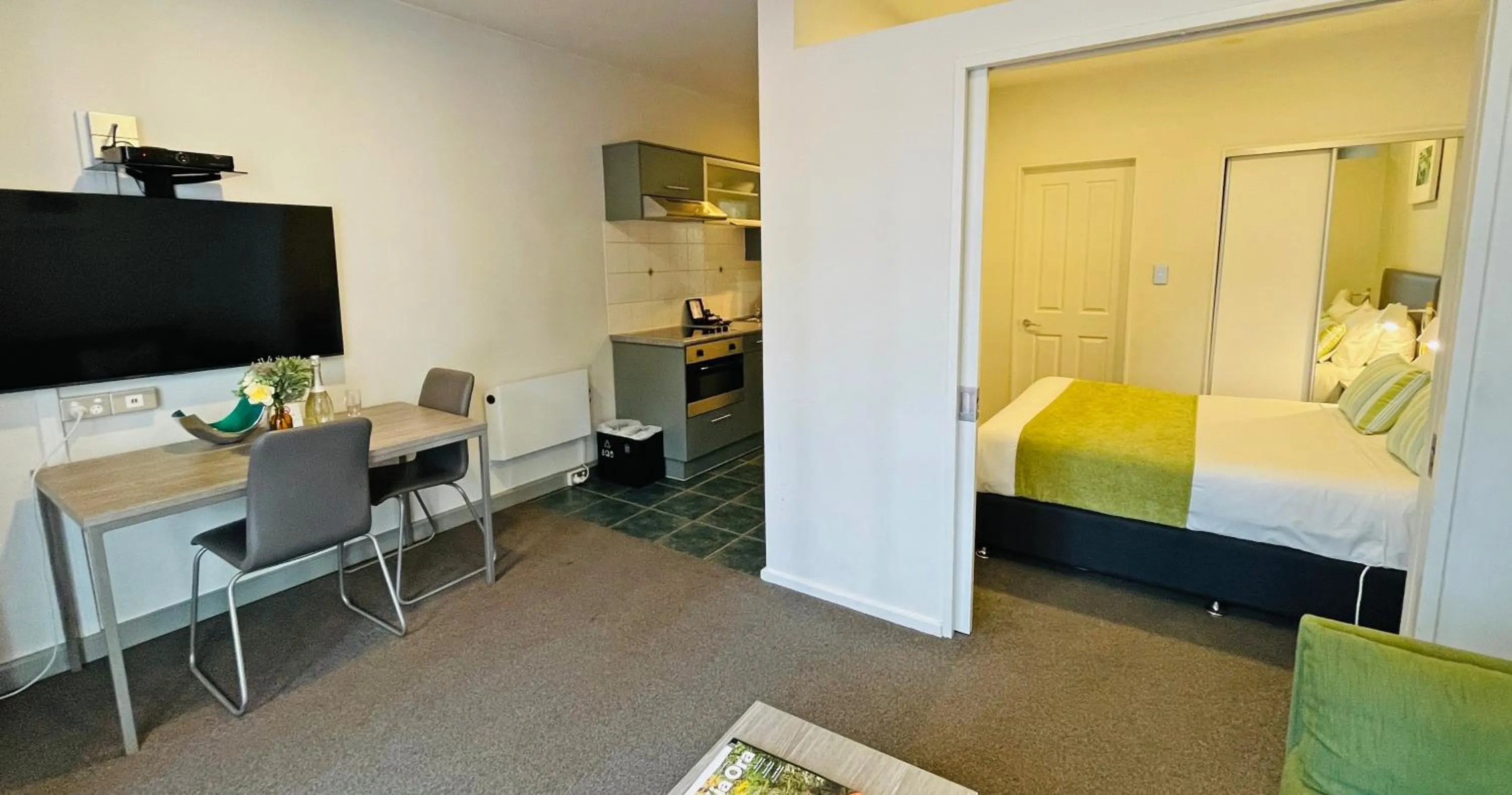 Bed in Quest Atrium Apartment Hotel