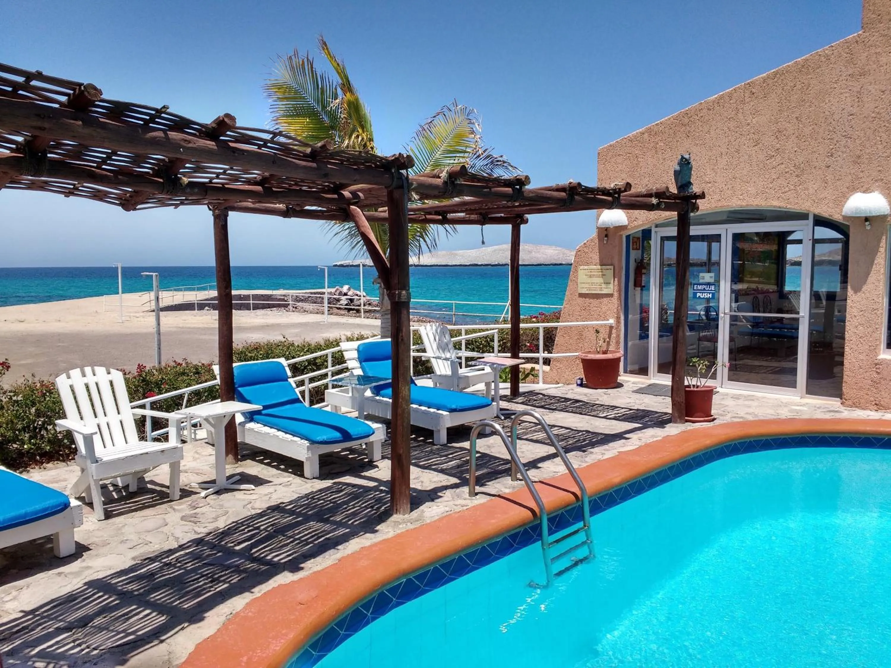 Pool view in Club Cantamar Beach Hotel & Marina