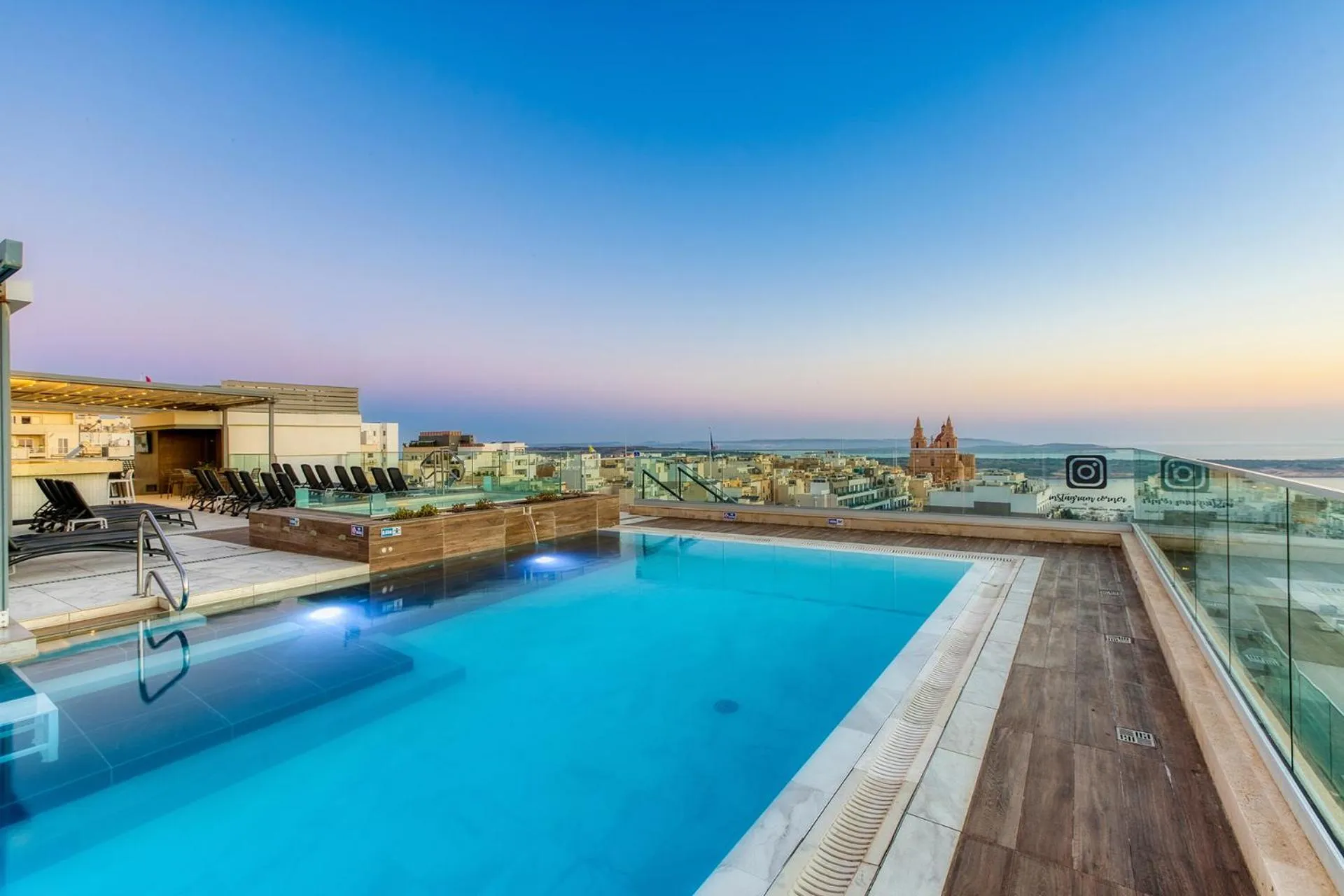 Pool view in Solana Hotel & Spa