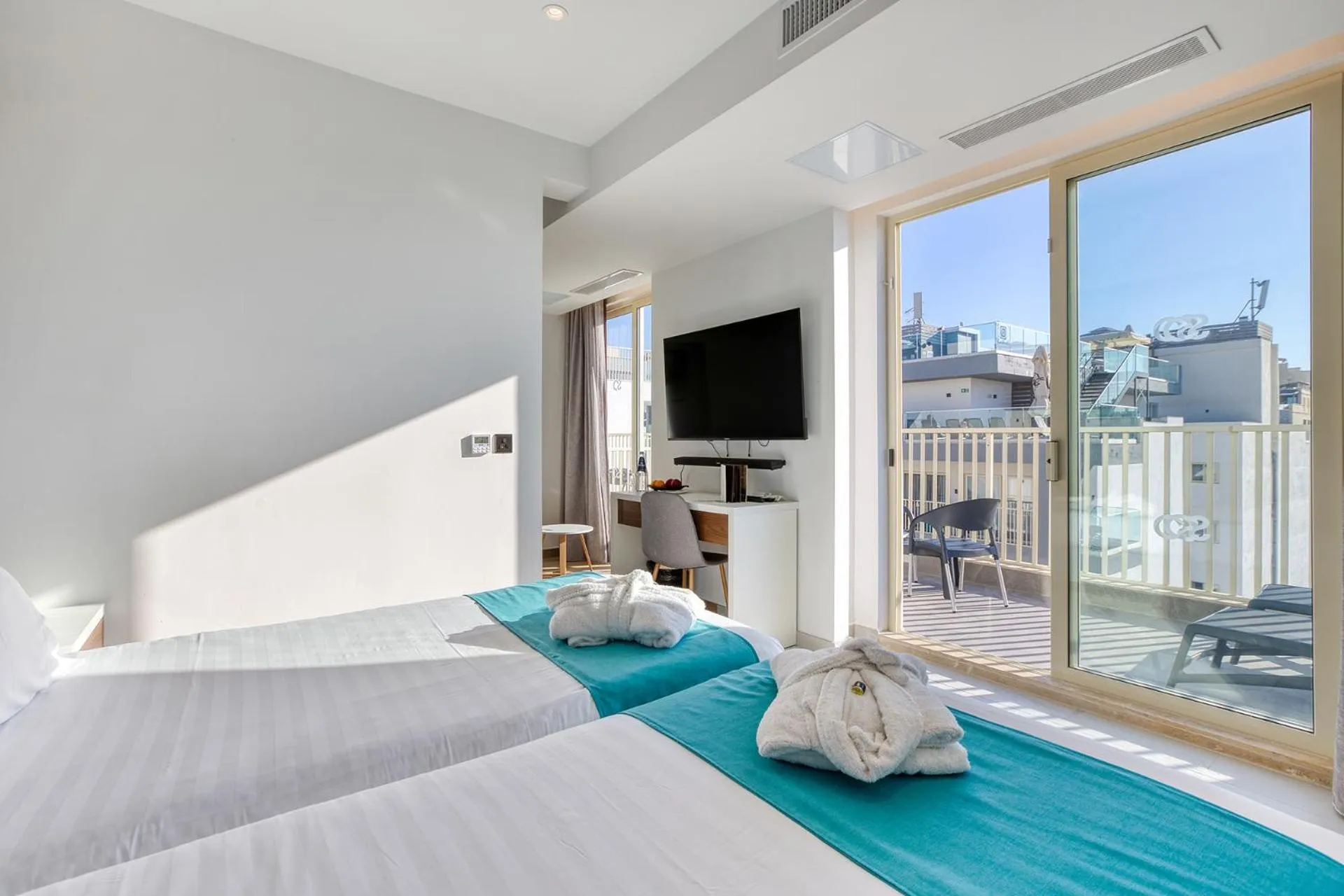 Bed in Solana Hotel & Spa