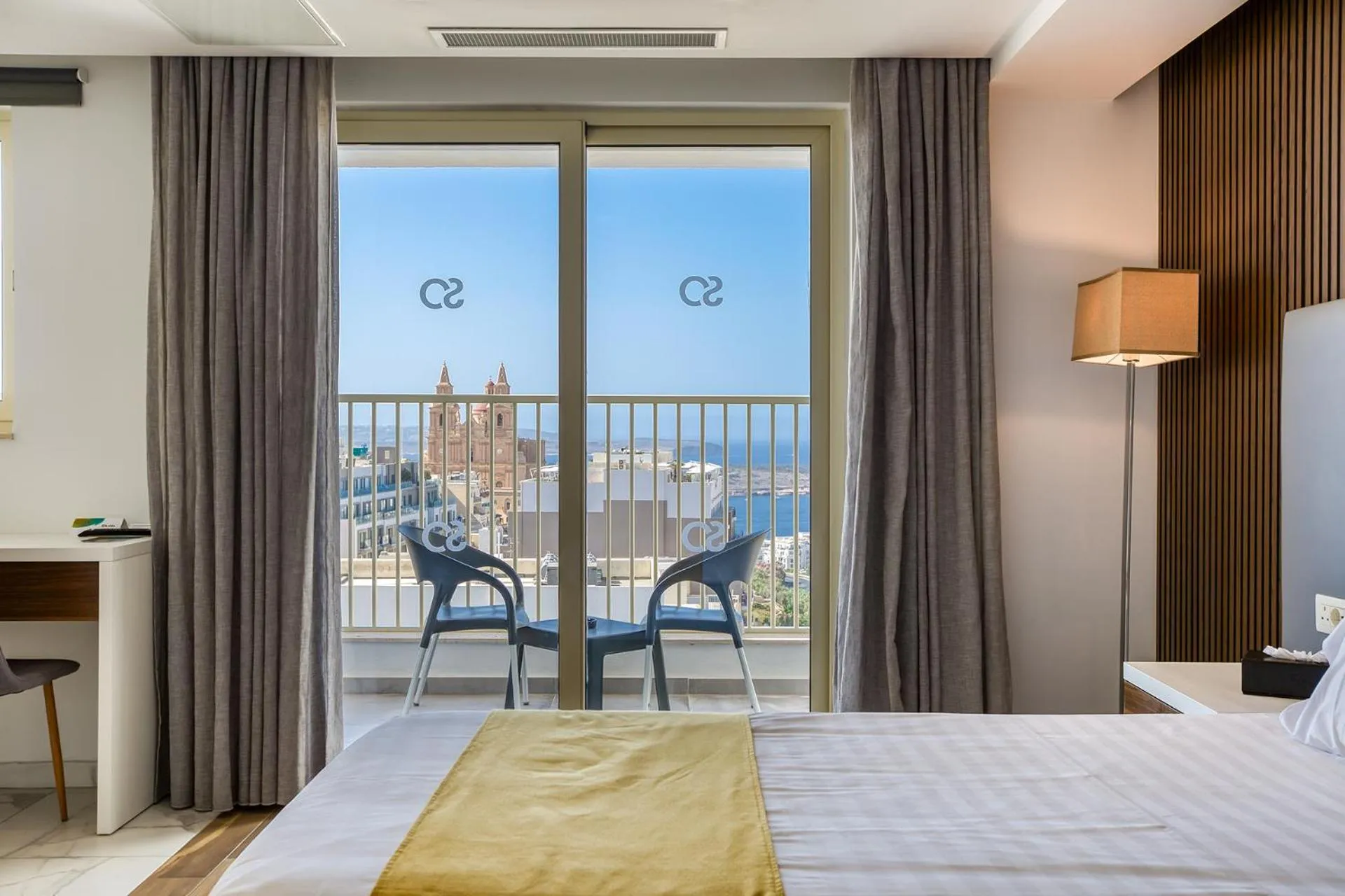 View (from property/room), Bed in Solana Hotel & Spa