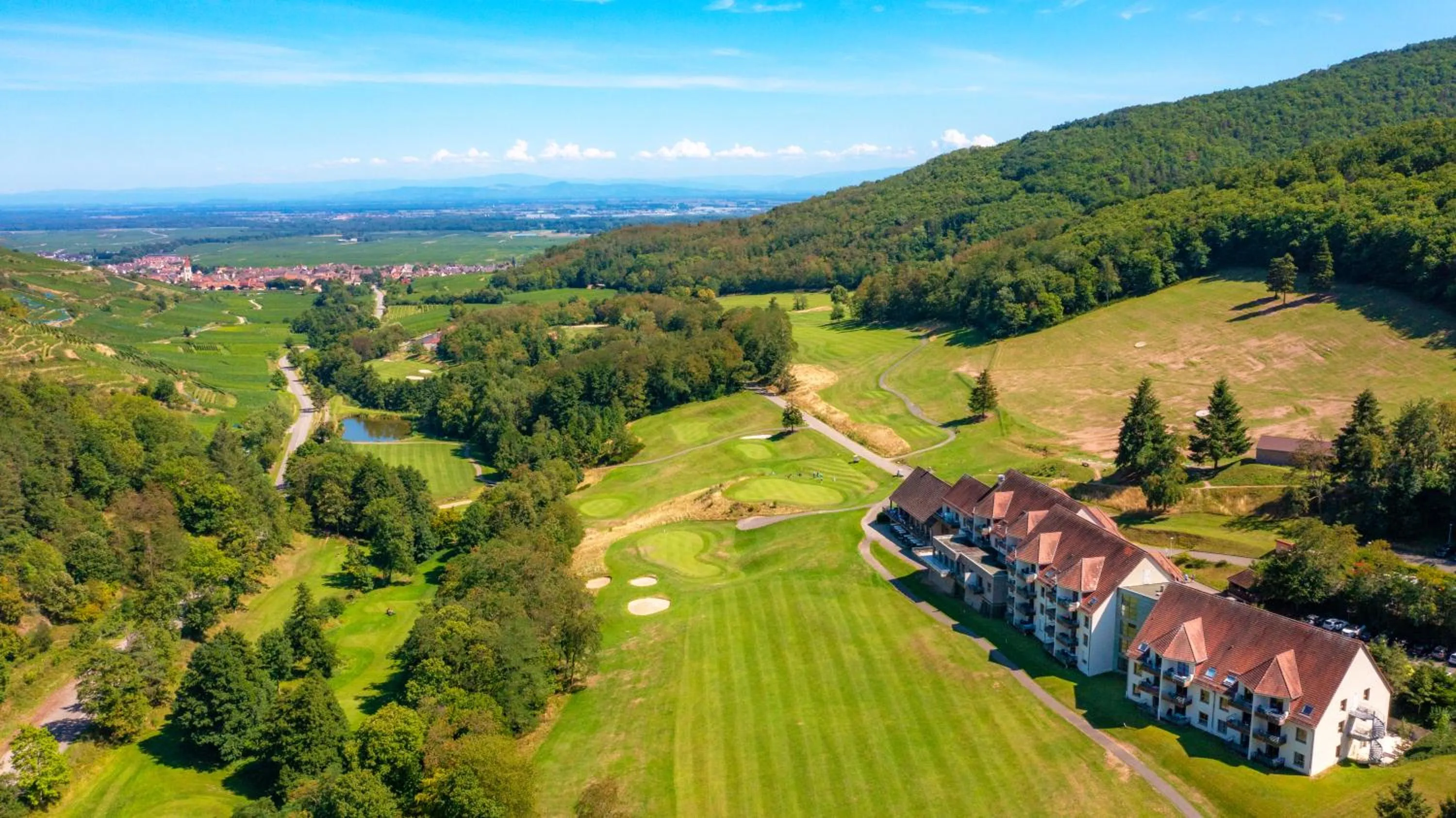 Bird's eye view in Goélia Le Domaine du Golf