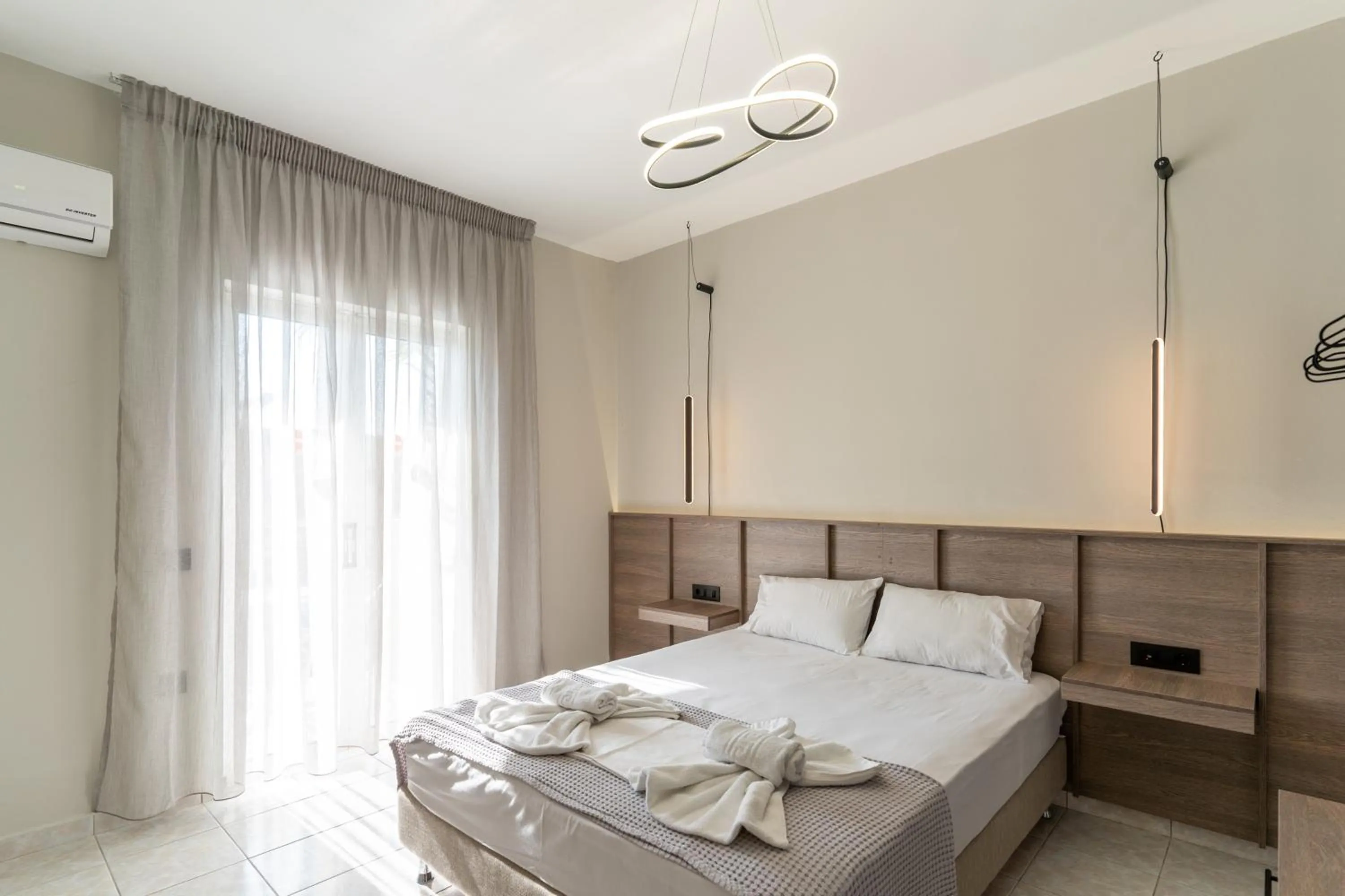 Bed in Hera Zakynthos Hotel