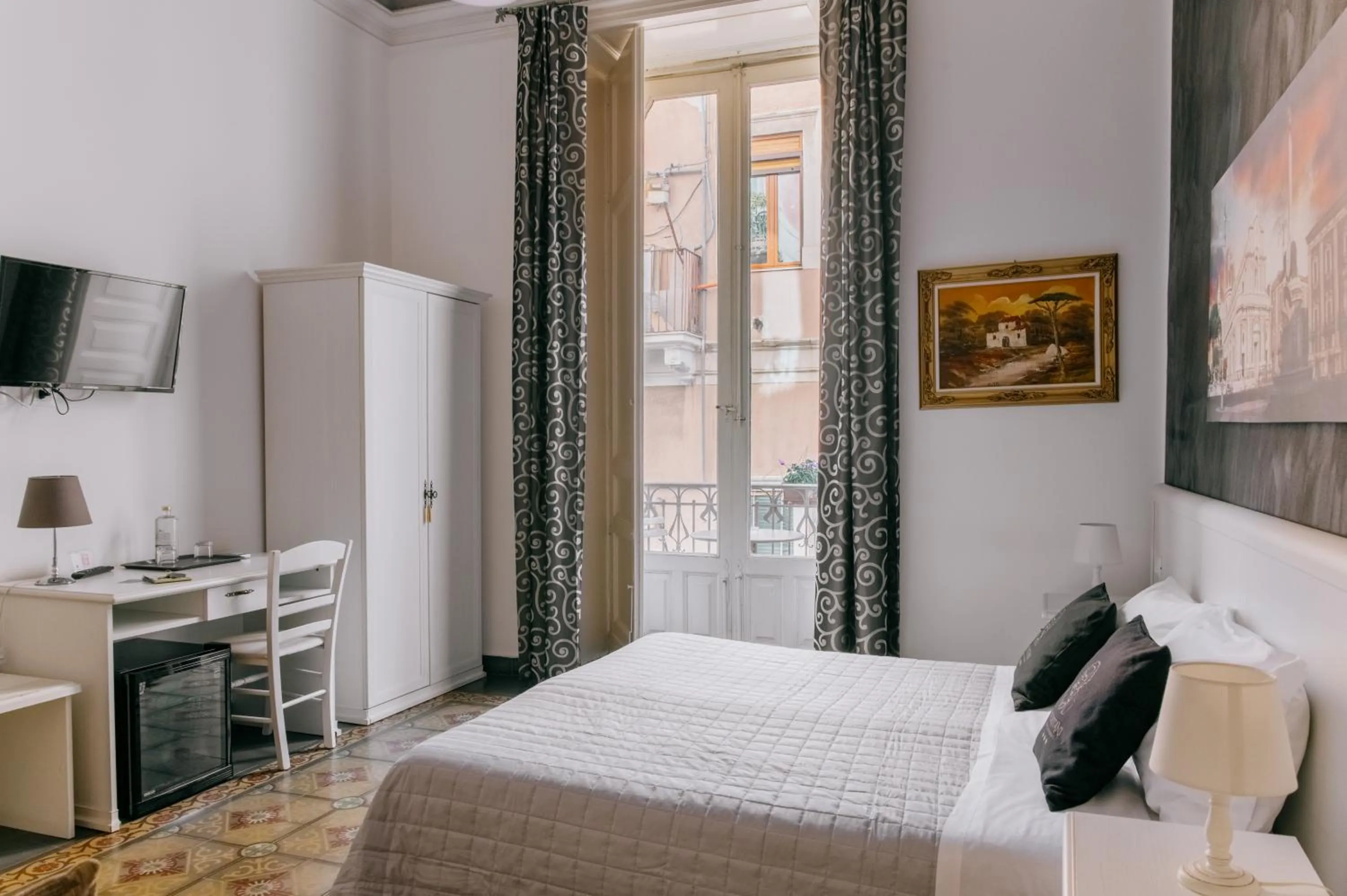 Bed in B&B I Puritani