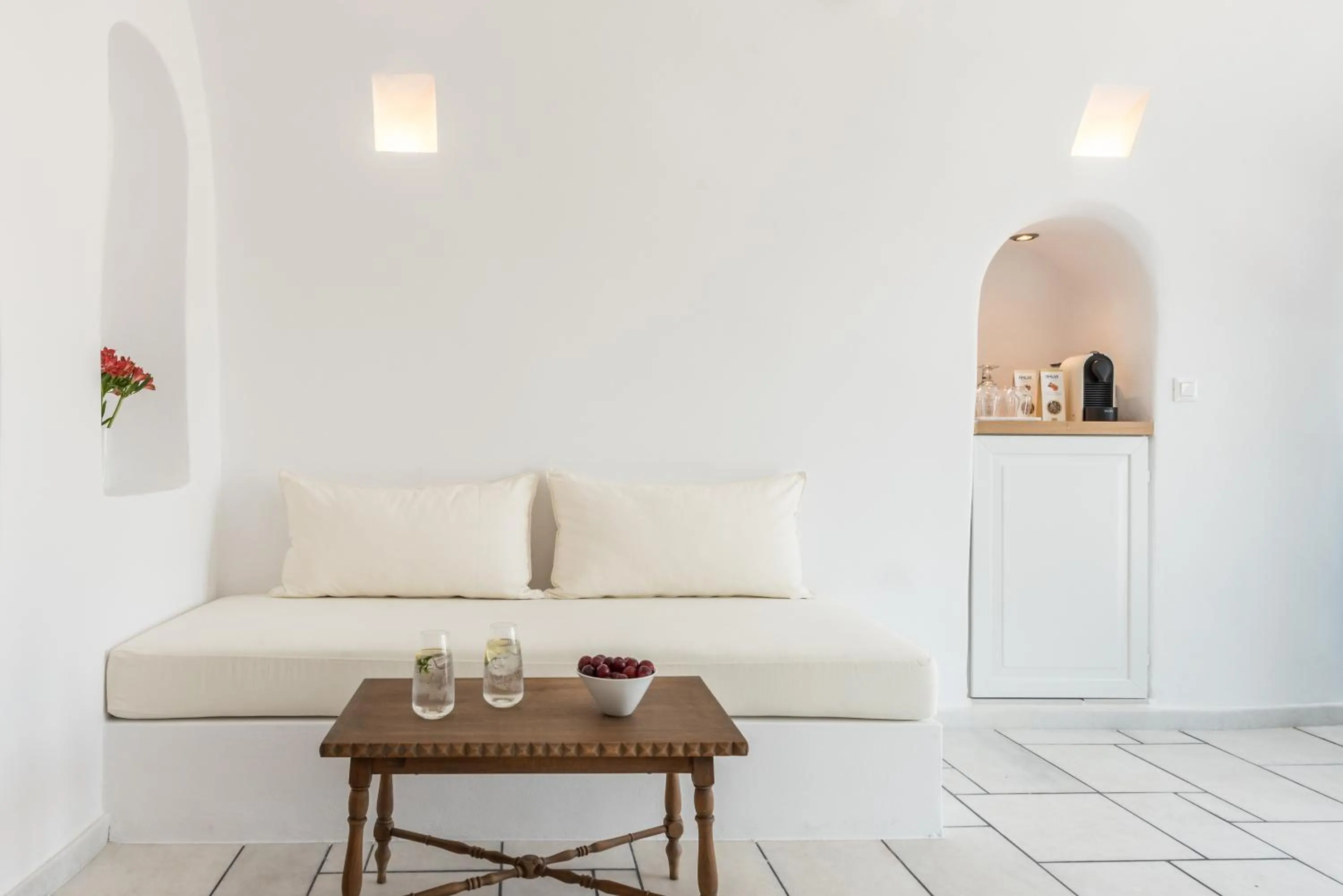 Living room in Chelidonia Luxury Suites