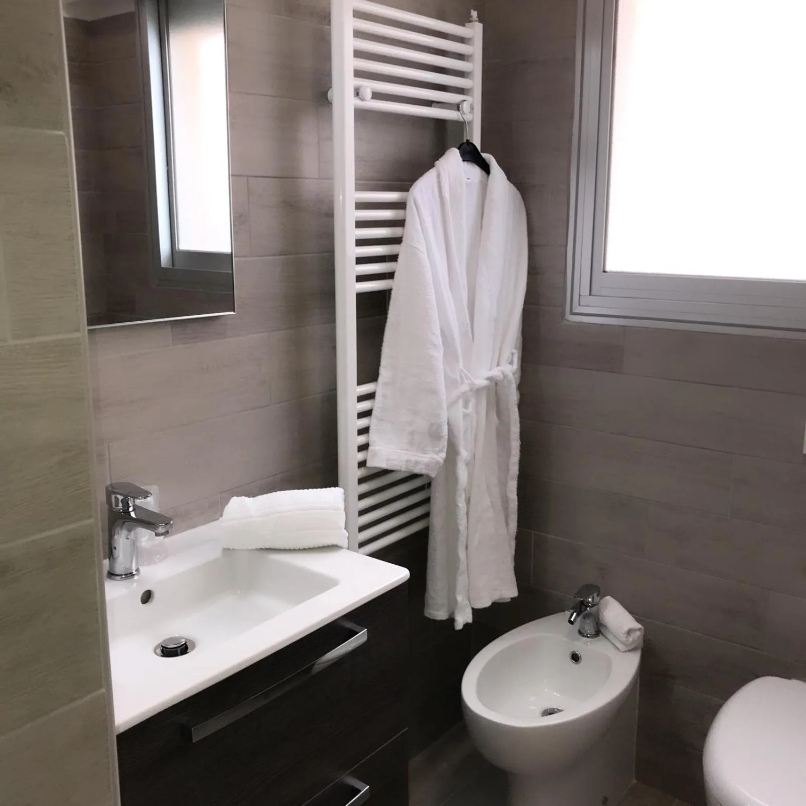 Toilet in Hôtel Le Dauphin