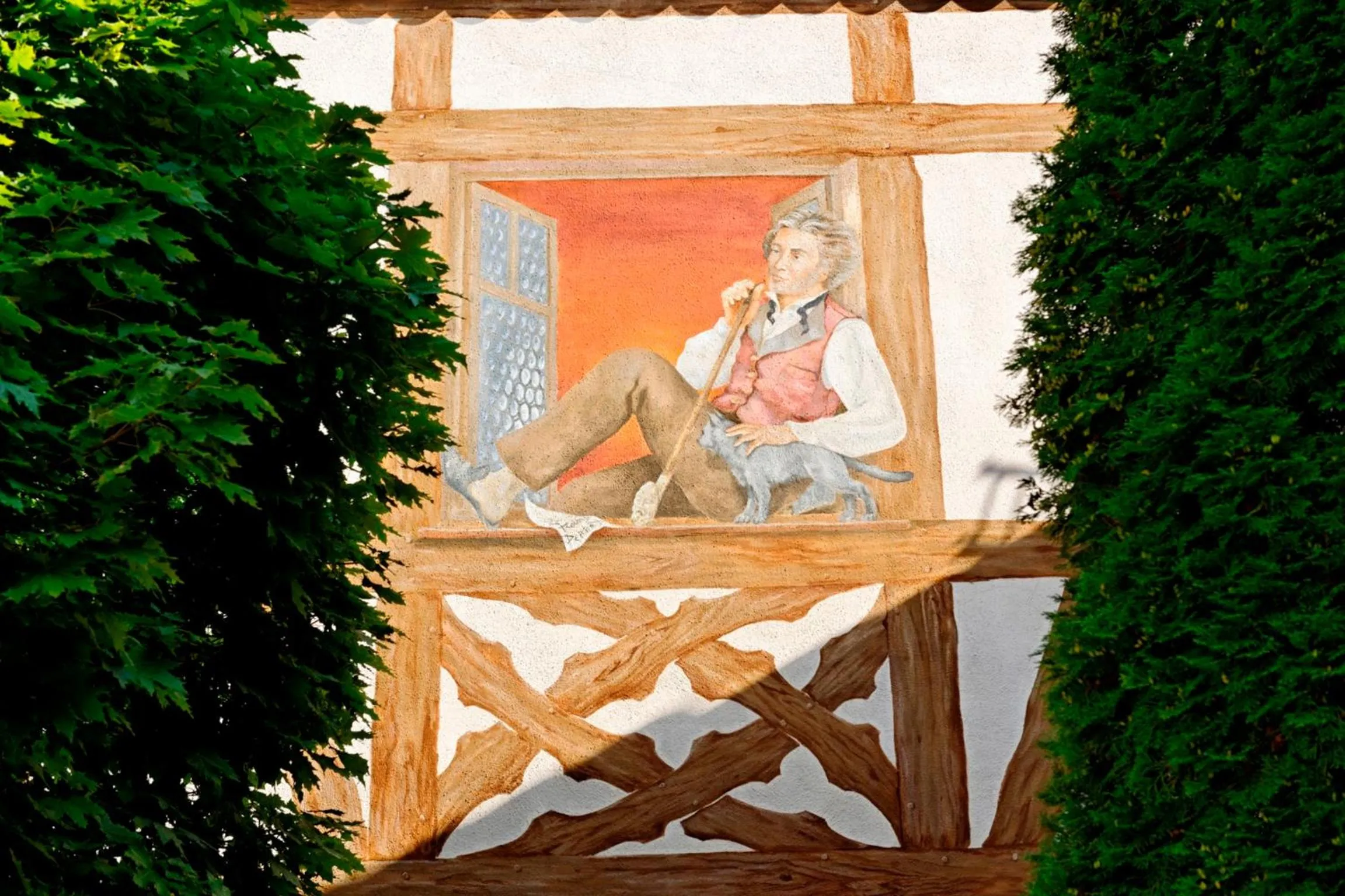 Decorative detail in Hotel Restaurant L'Ami Fritz