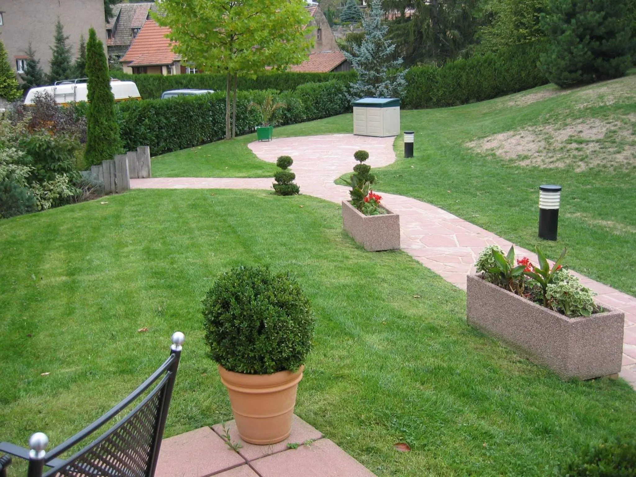 Garden in Hotel Restaurant L'Ami Fritz