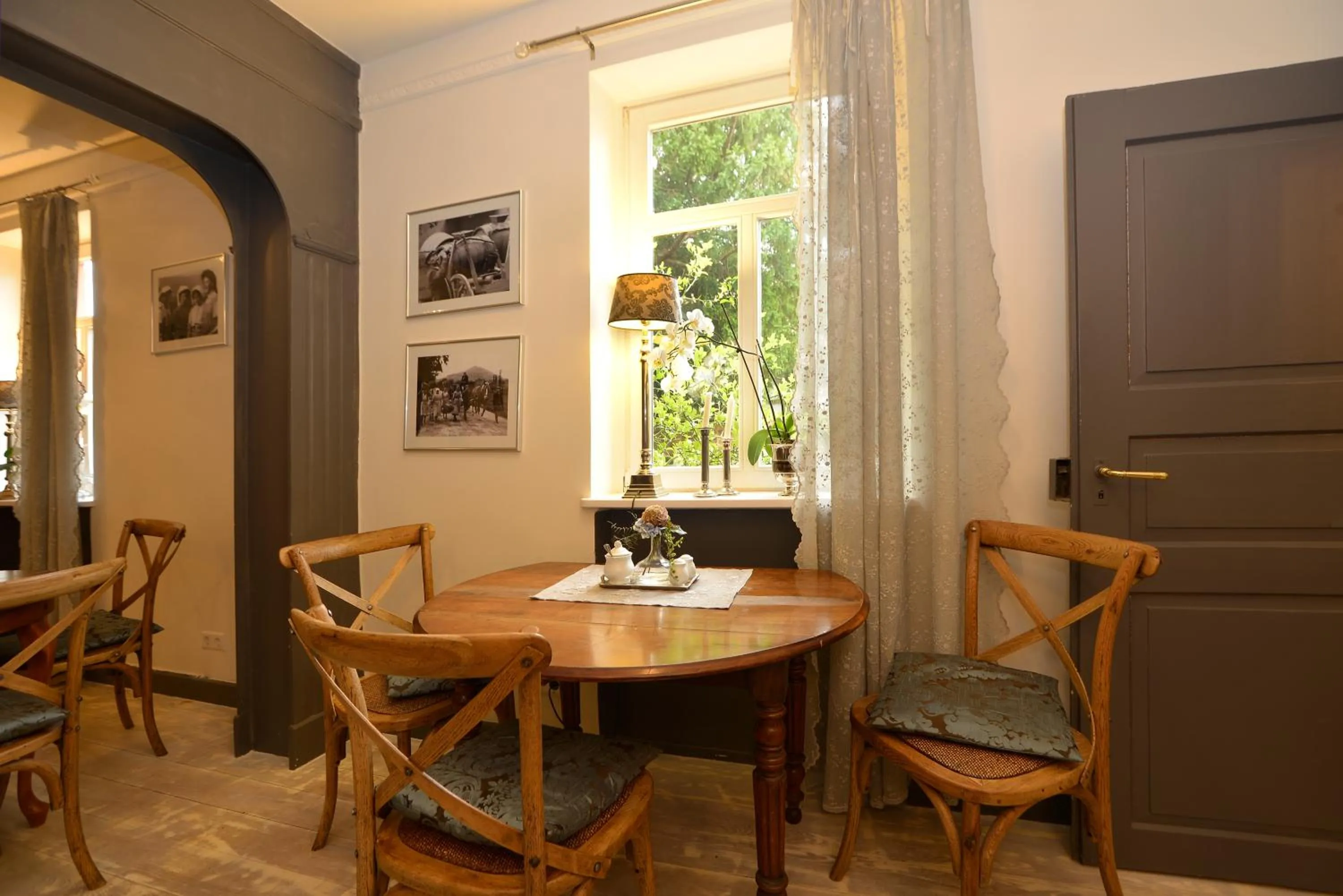 Seating area in Villa Delange