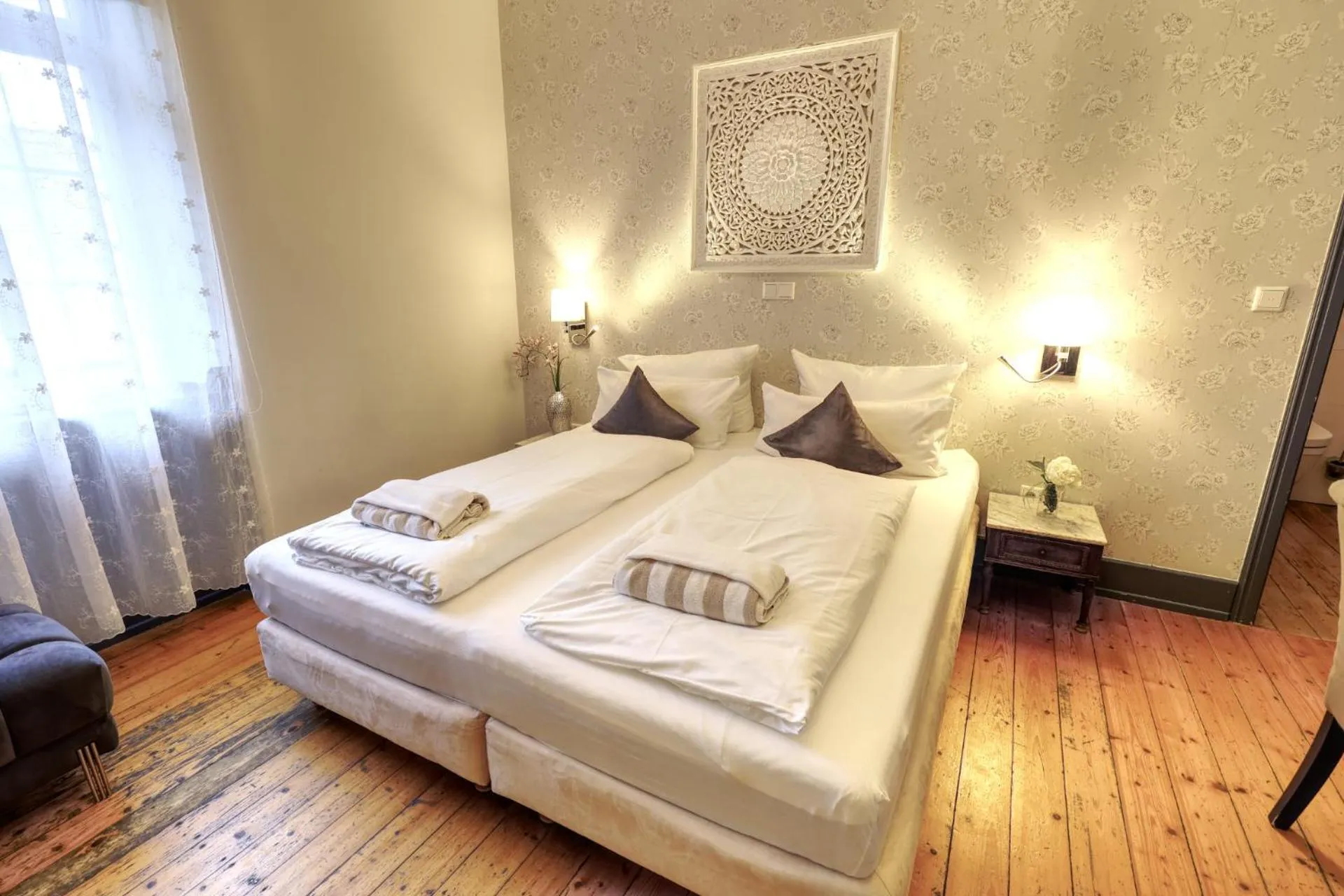 Bed in Villa Delange