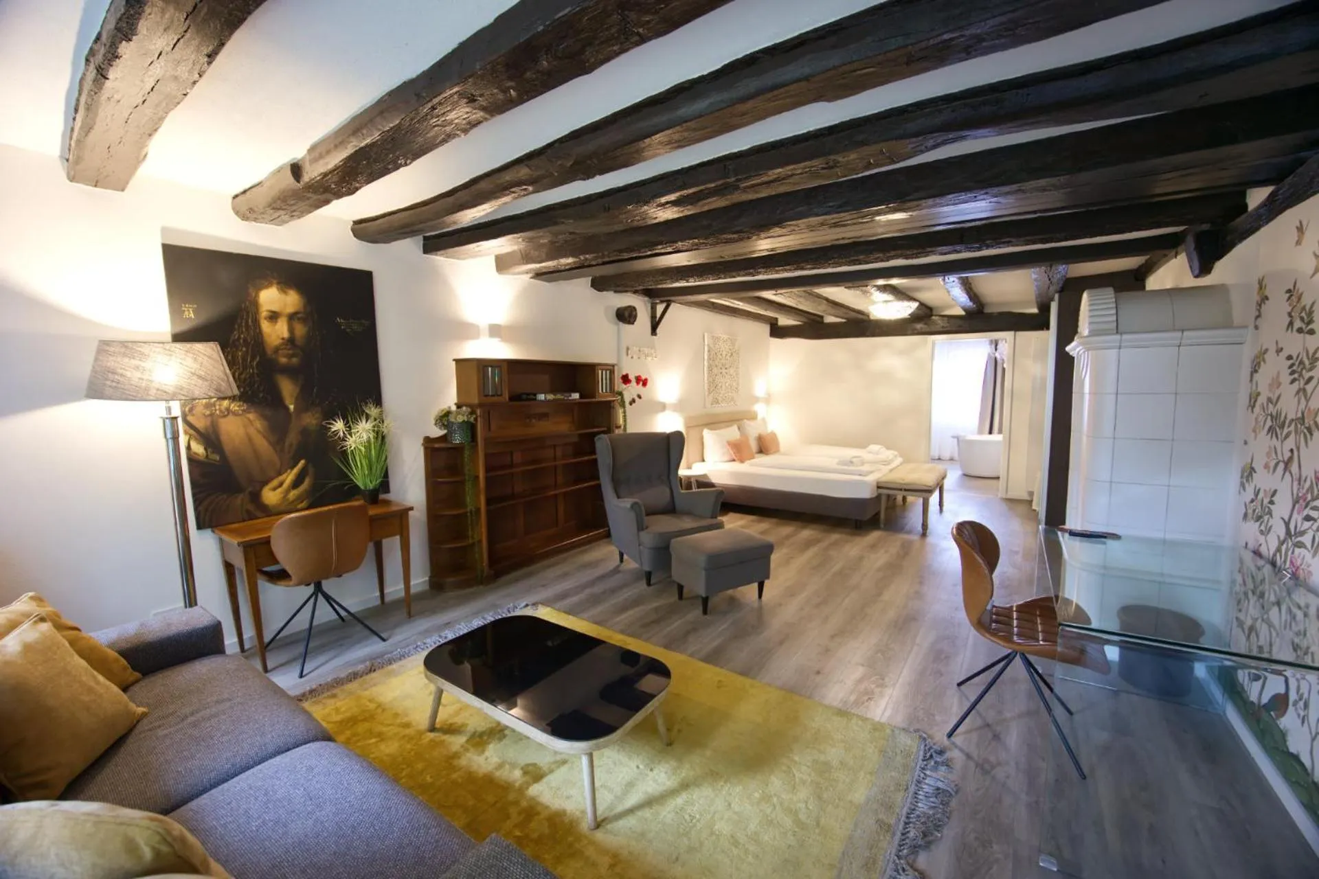 Bed in Villa Delange