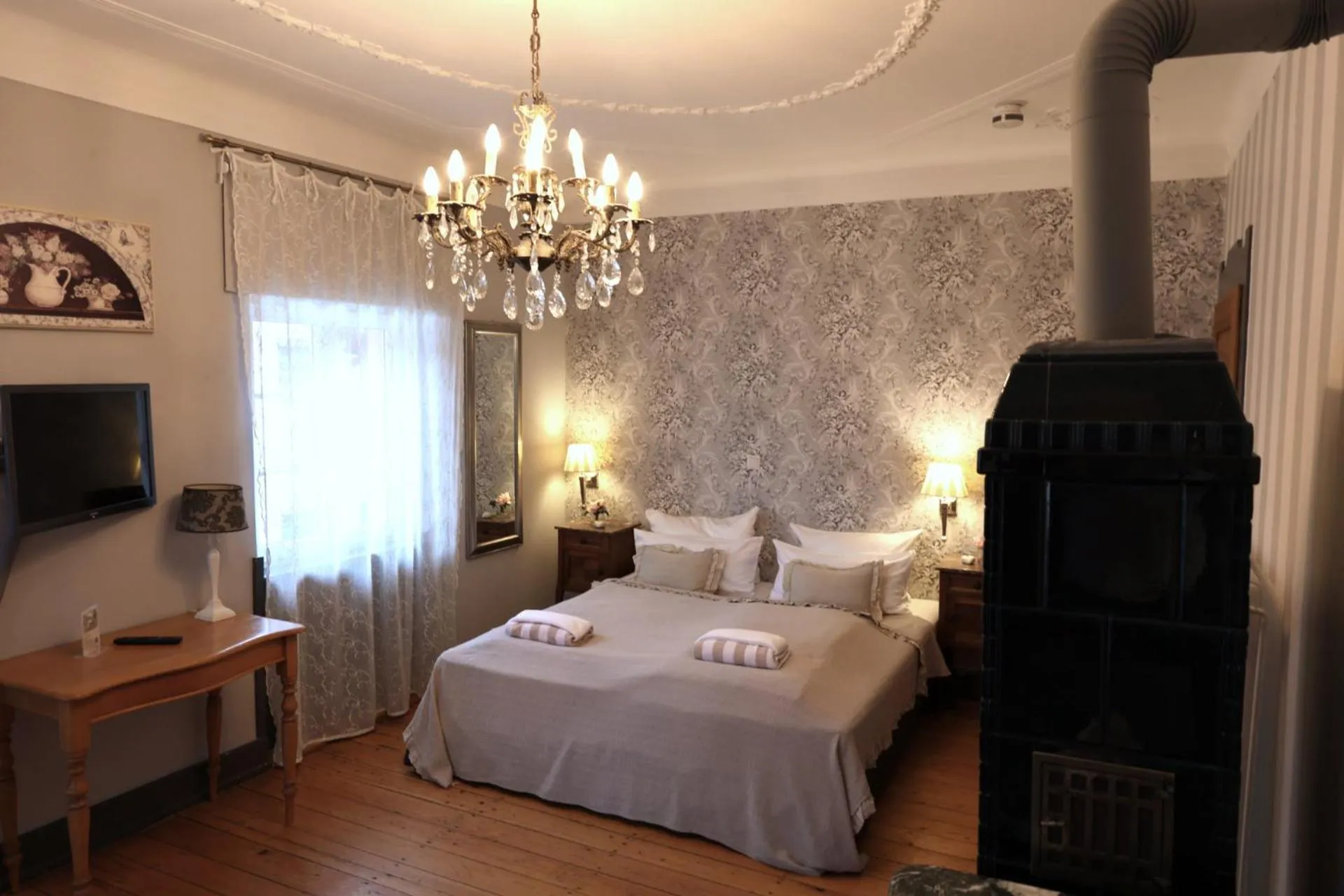 Bed in Villa Delange