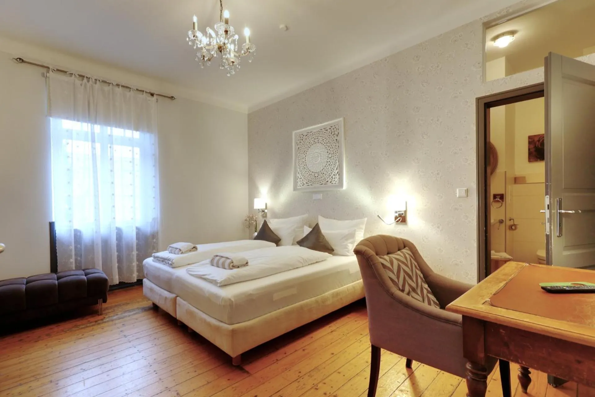 Bed in Villa Delange