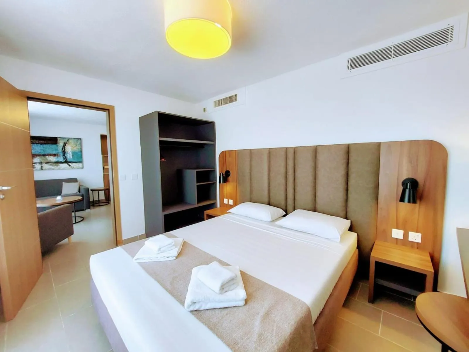 Bedroom, Bed in Luna Holiday Complex