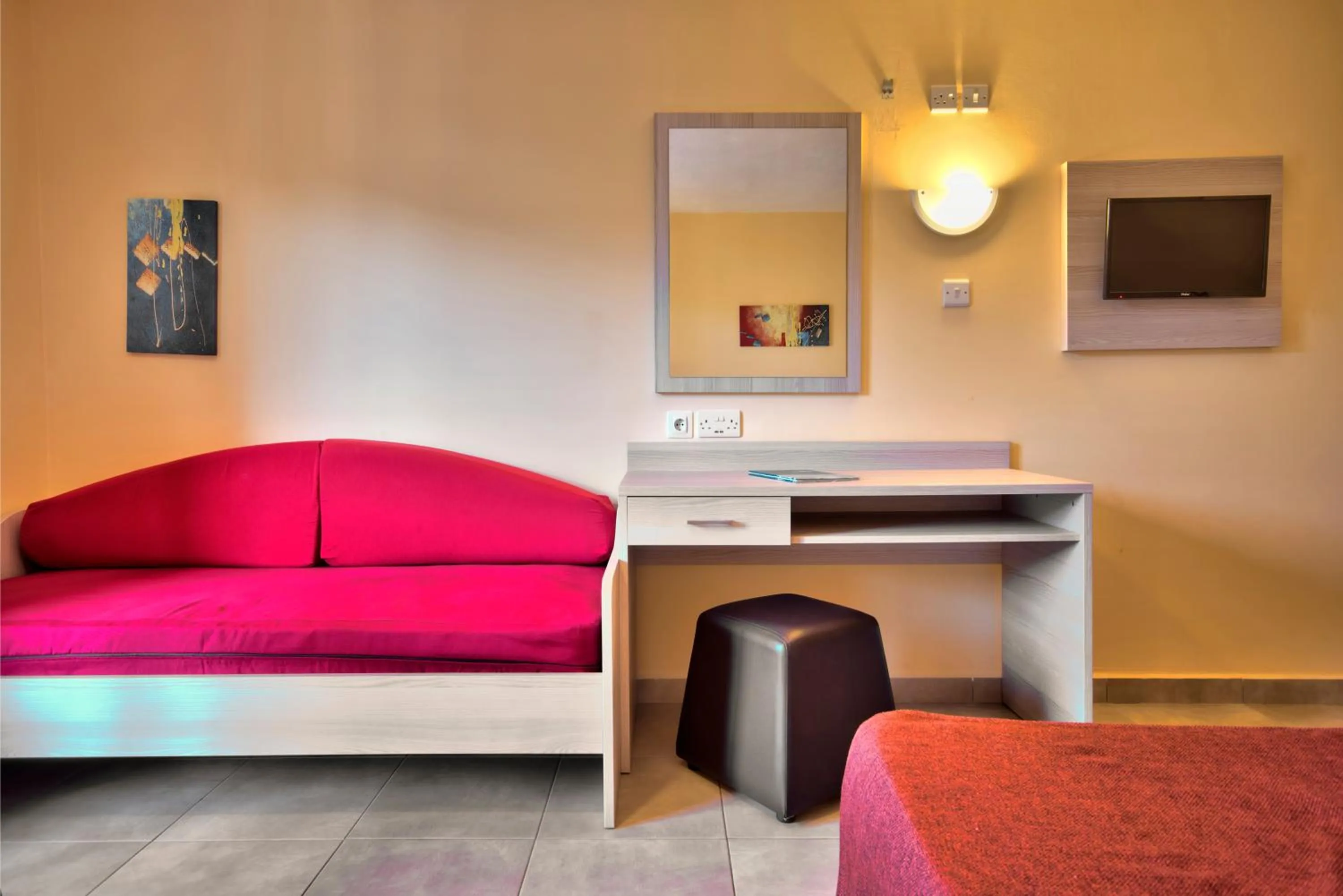 Seating area in Luna Holiday Complex