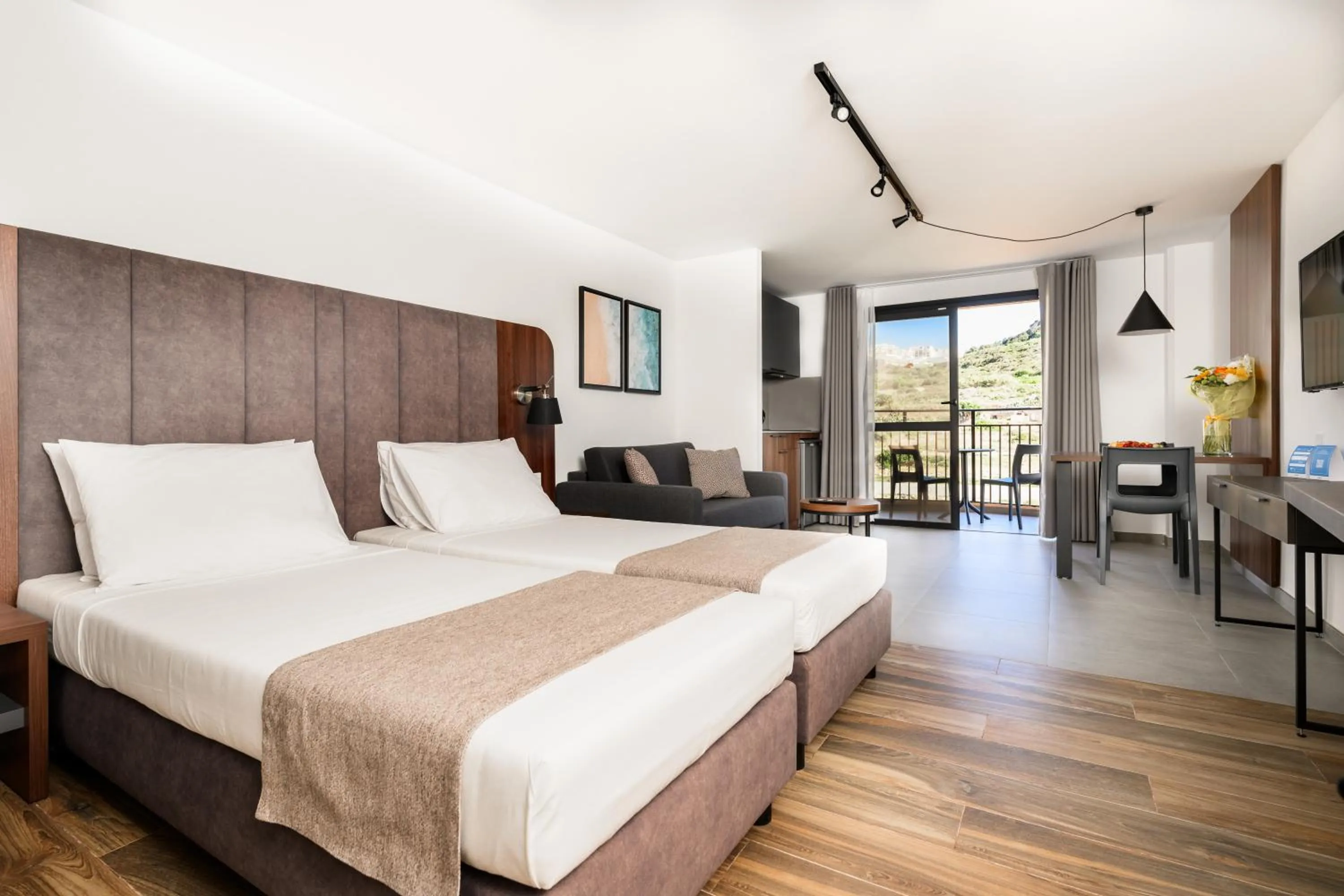 Bedroom, Bed in Luna Holiday Complex