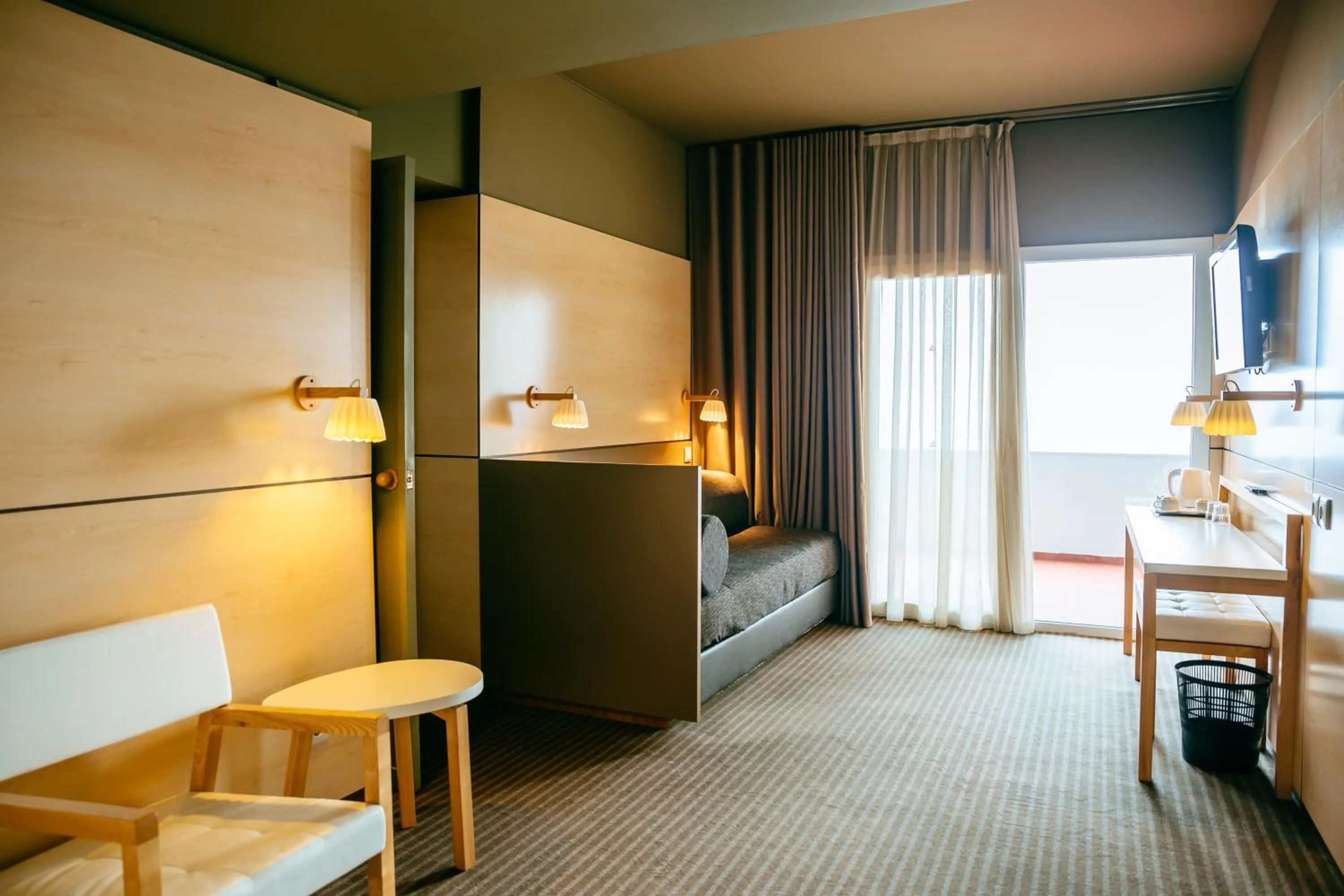 Living room, Bed in Axis Vermar Conference & Beach Hotel