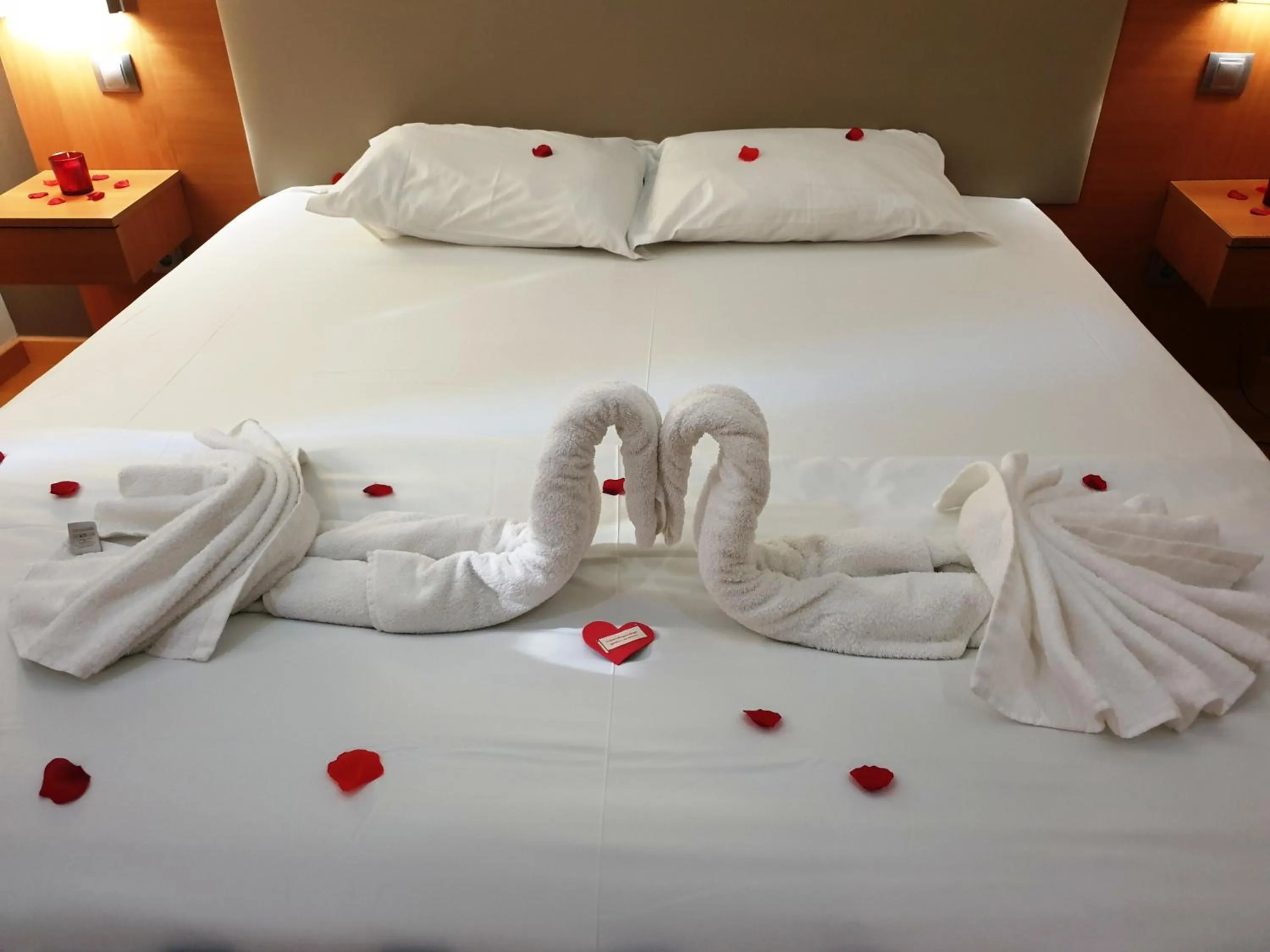 Bed in Hotel Albergaria Borges