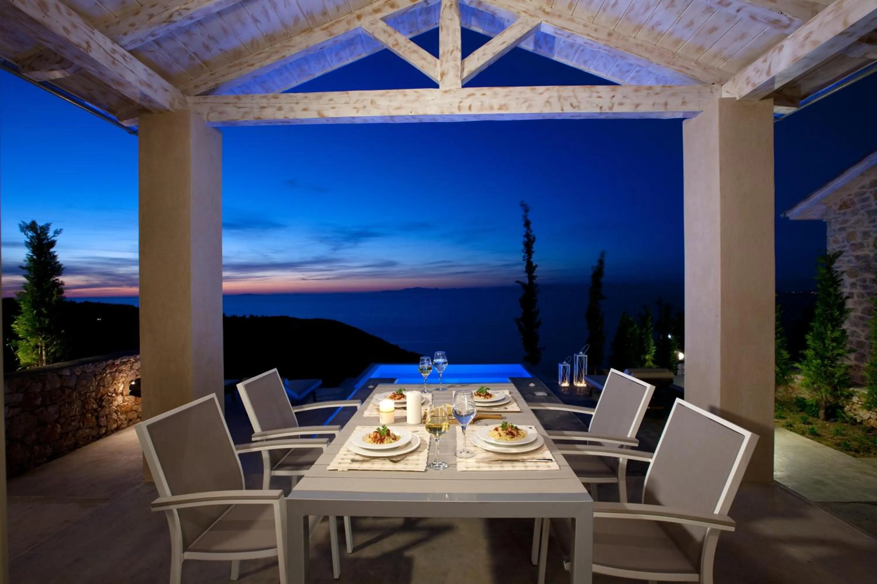 Sea view in Ionian Horizon Villas