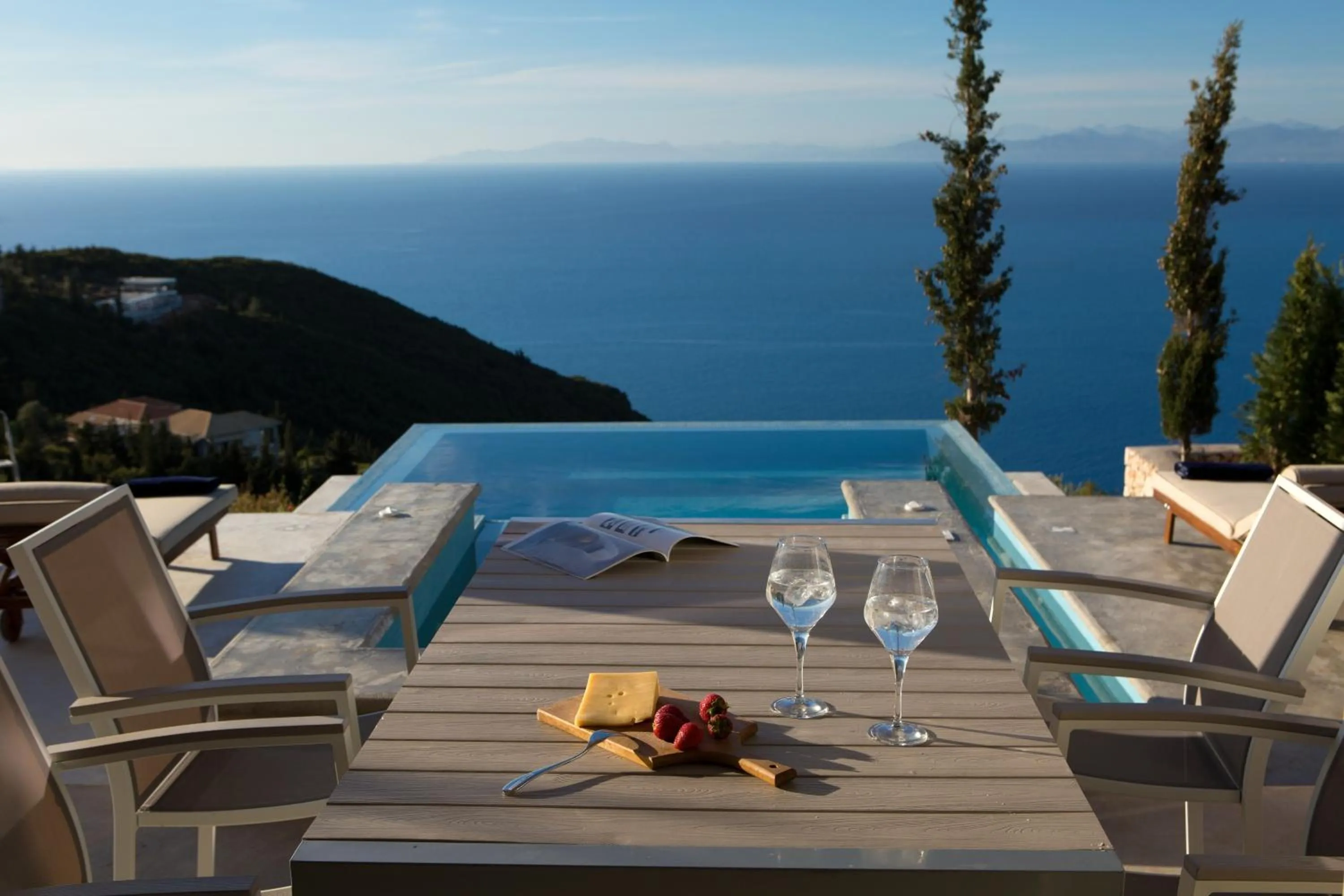 Patio in Ionian Horizon Villas